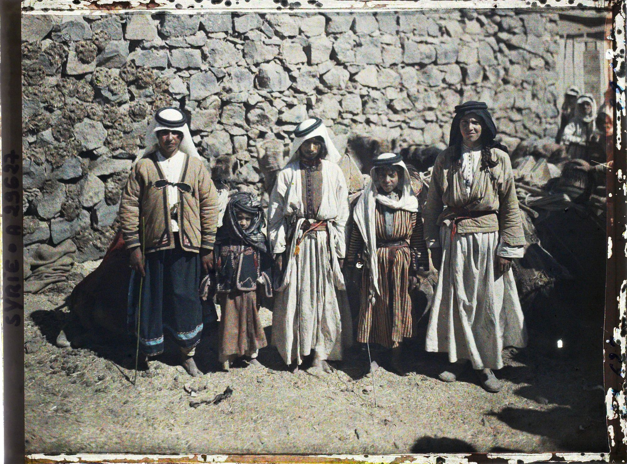 Image représentant Groupe d'habitants, très probablement druzes