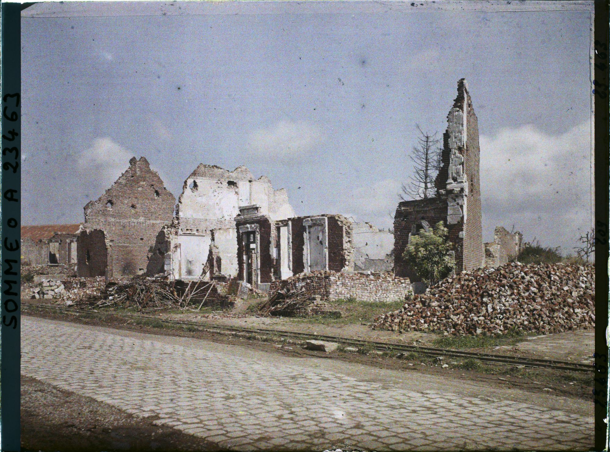 Image représentant France, Chaulnes, Maisons démolies