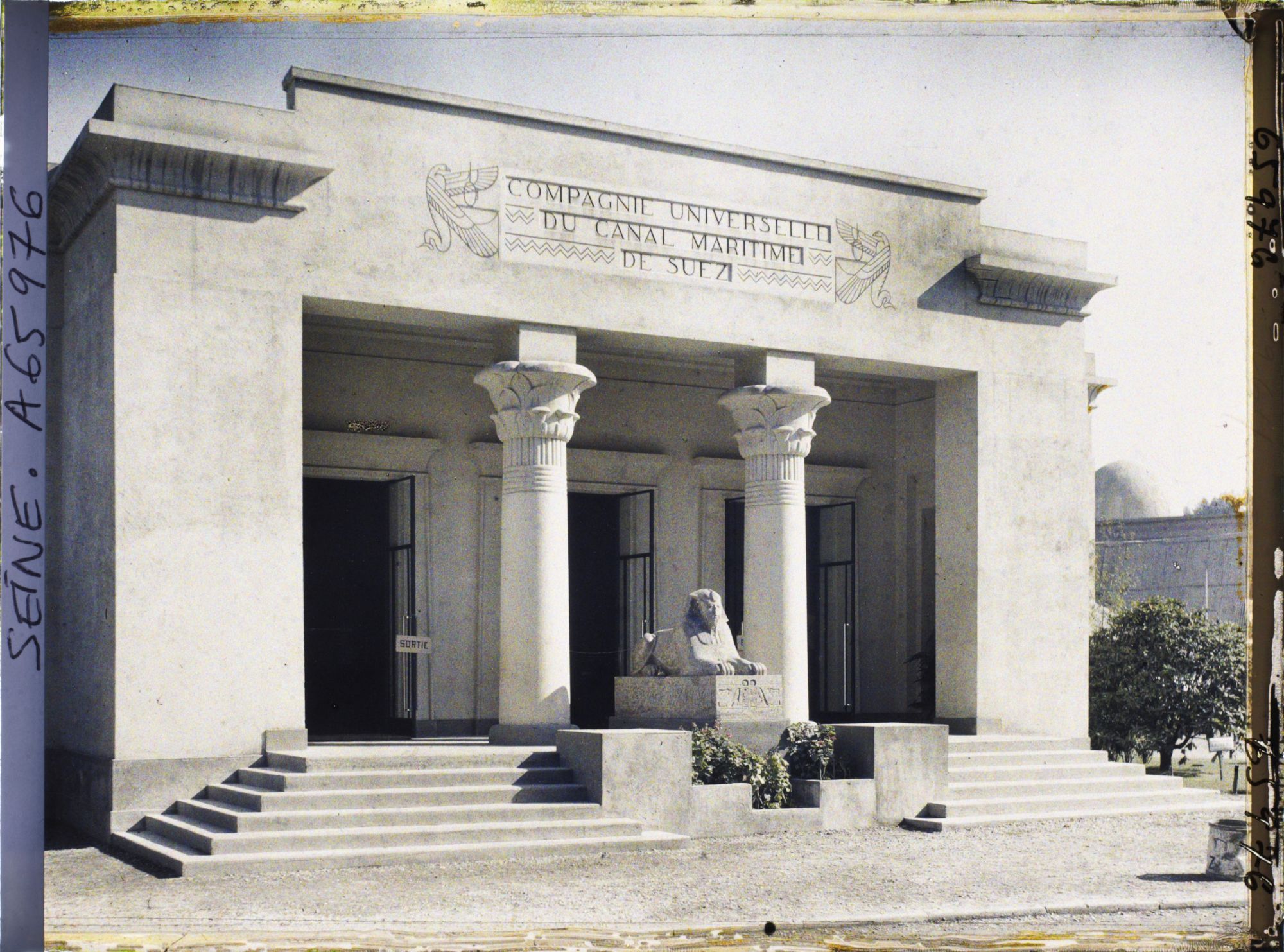 Image représentant L'Exposition Coloniale Internationale de 1931, le pavillon de la compagnie universelle du canal maritime de Suez