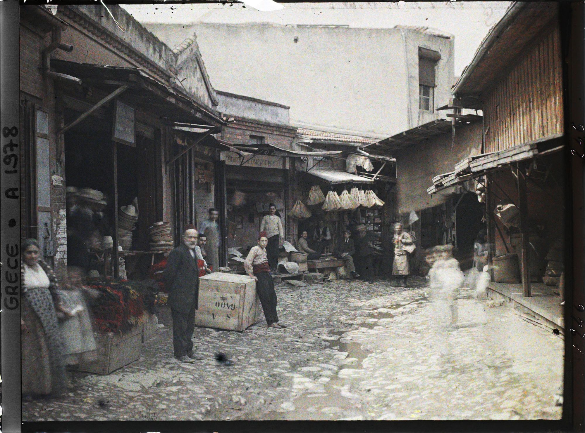 Image représentant Un coin du bazar de Salonique