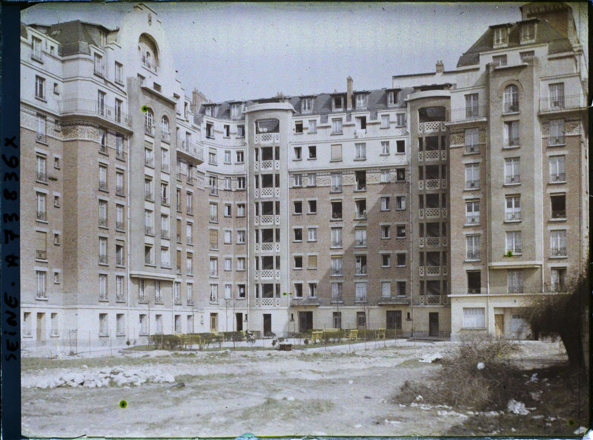 Image représentant Démolition des fortifications et reconstruction d'immeubles (HBM), porte d'Orléans
