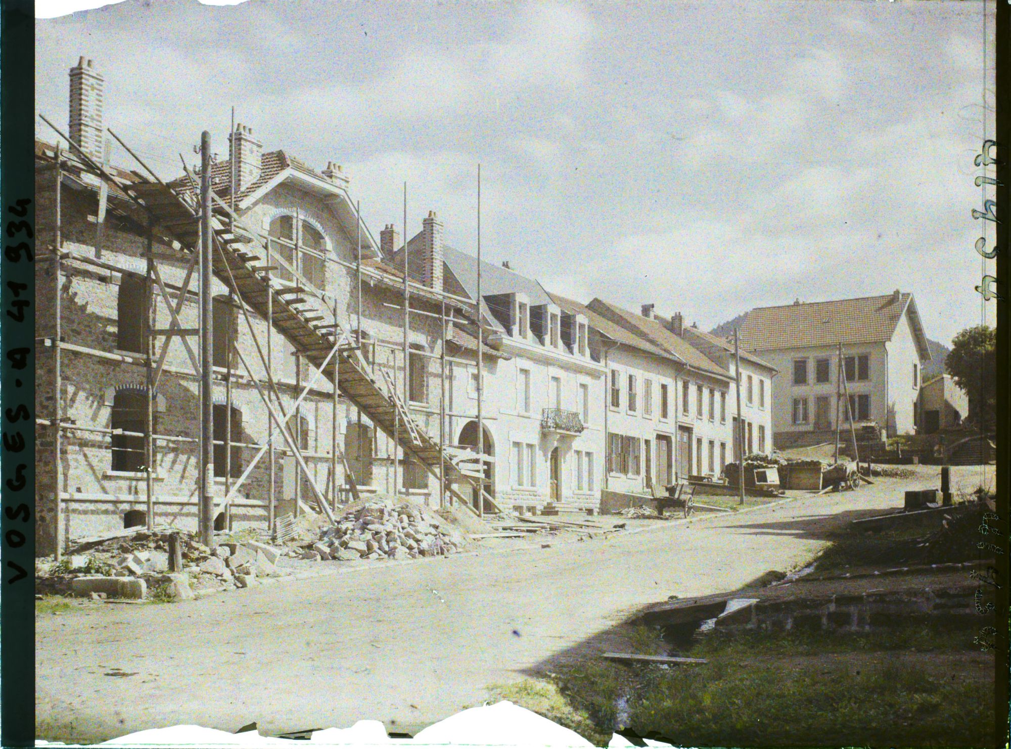 Image représentant France, Vaixaincourt, Grande Rue reconstruite