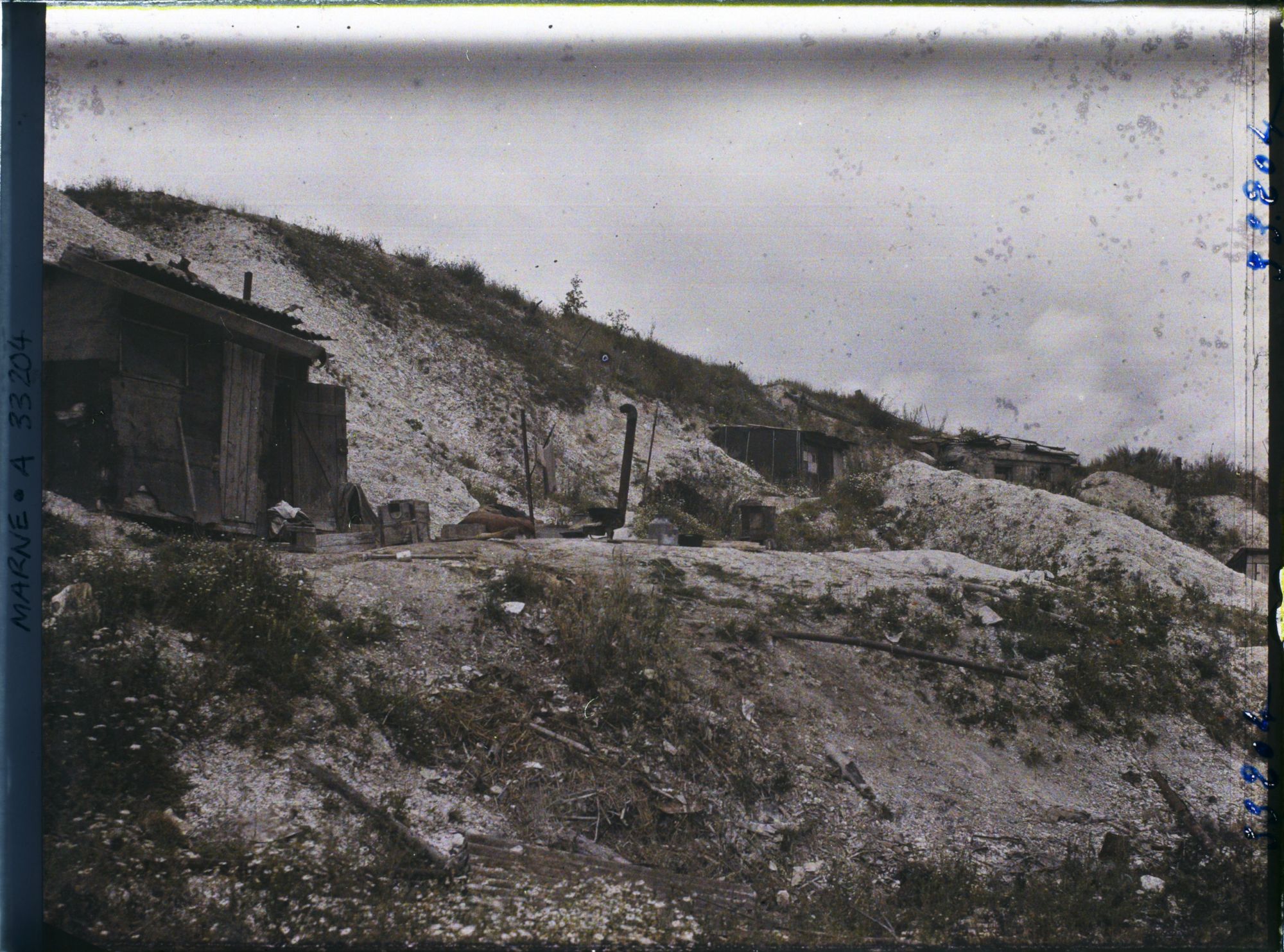 Image représentant France, Moronvilliers, Baraques en bois