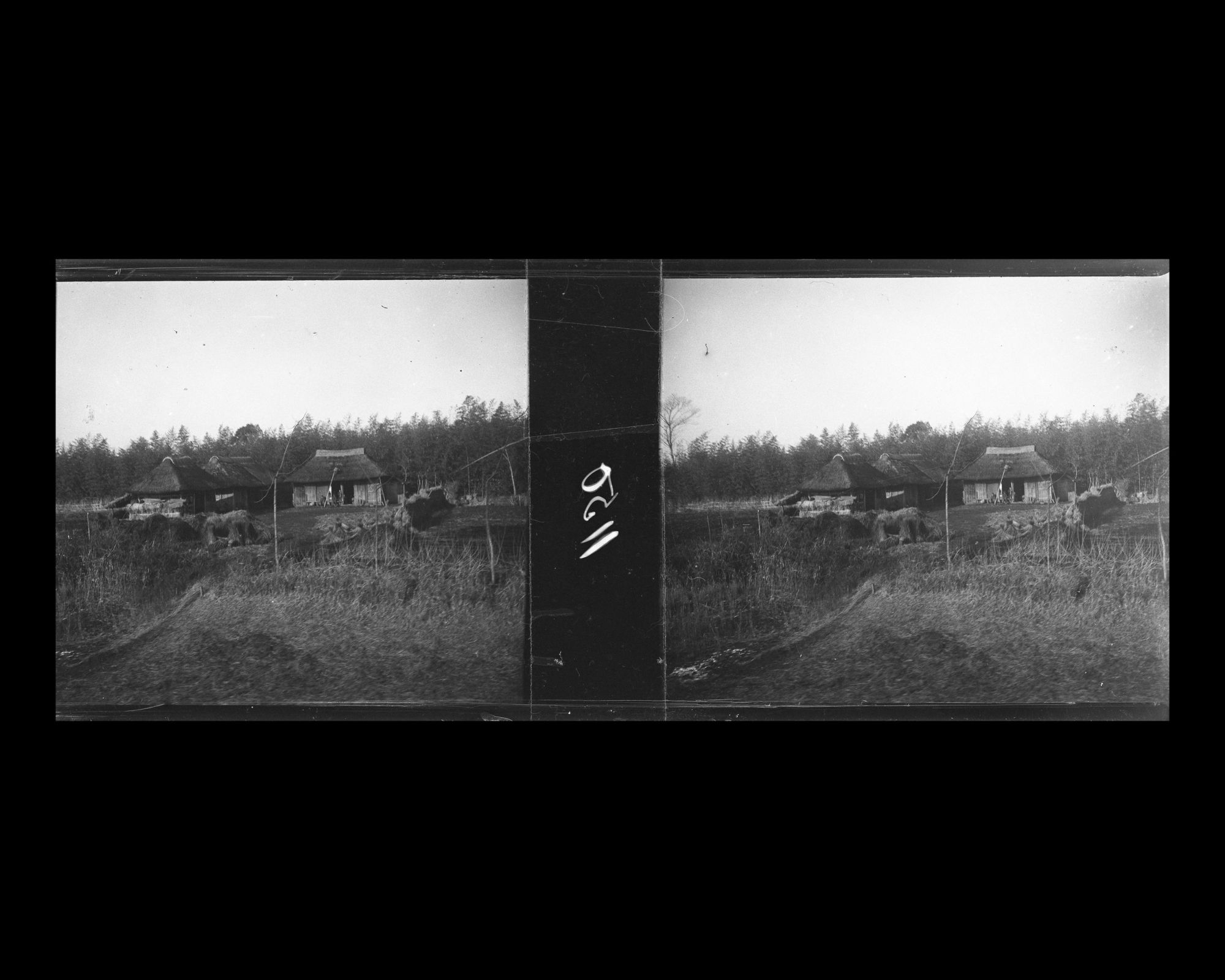 Image représentant Paysage rural vu du train