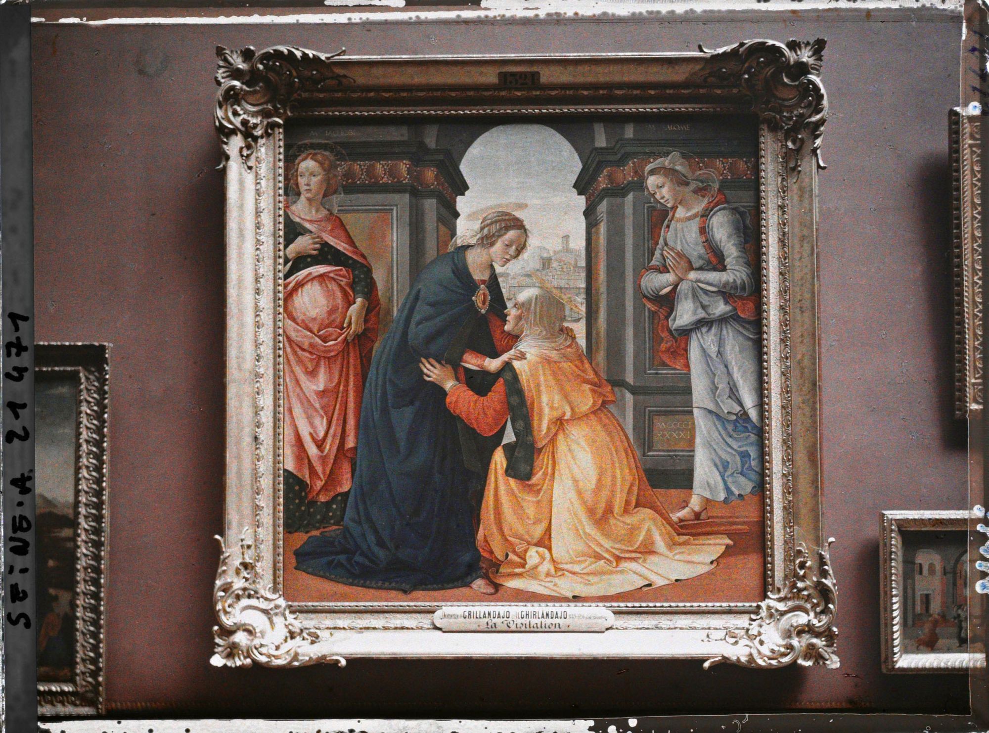 Image représentant La Visitation, Ghirlandaio, musée du Louvre