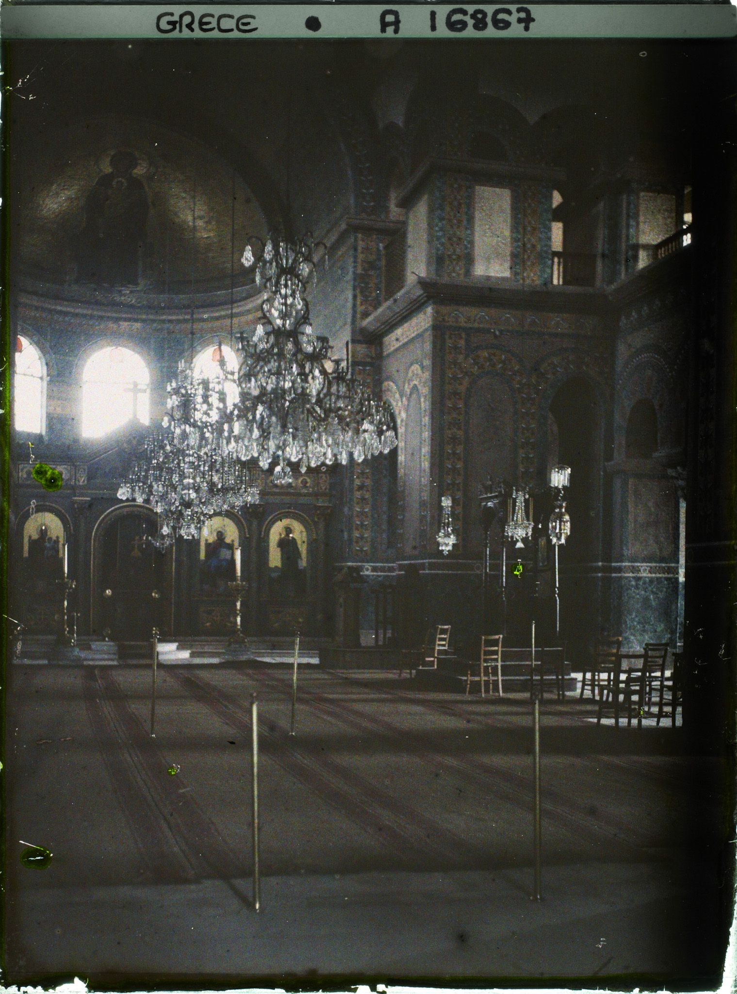 Image représentant Grèce, Salonique, Intr de l'Eglise Ste Sophie