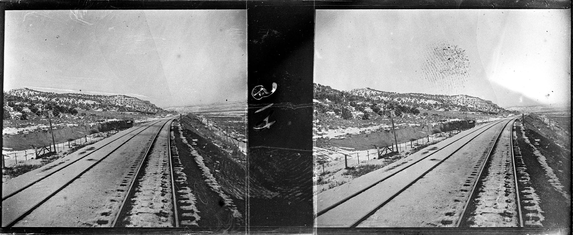 Image représentant Le paysage en partie recouvert de neige, vu depuis la plate-forme d'observation