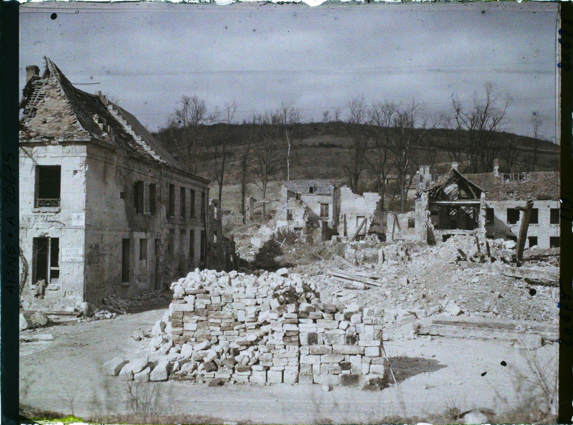 Image représentant France, Vailly, Vue s / l'Ancien Hôpital Allemand