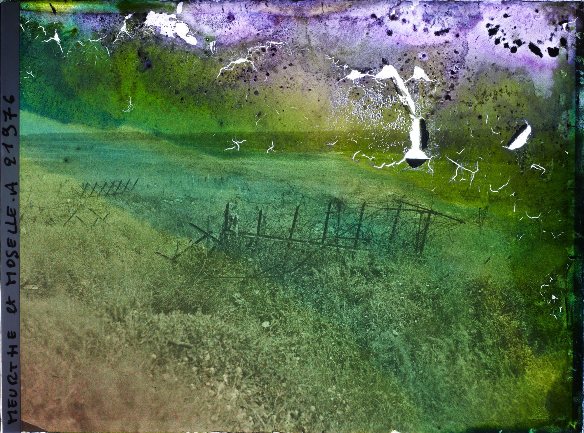 Image représentant France, Fay en Haye, Tranchées en avant du bois de Preslé