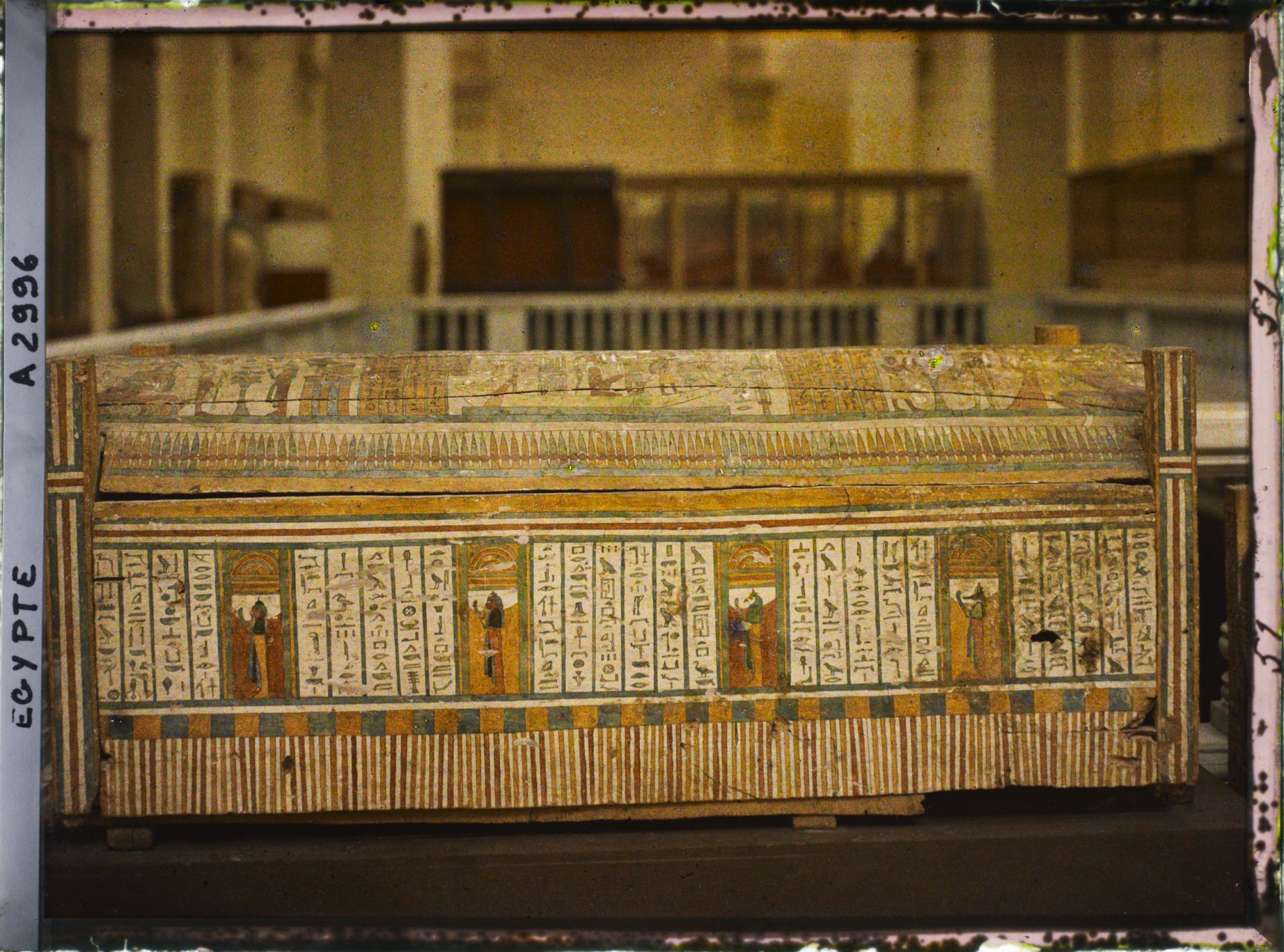 Image représentant Sarcophage de la 23e dynastie au musée égyptien