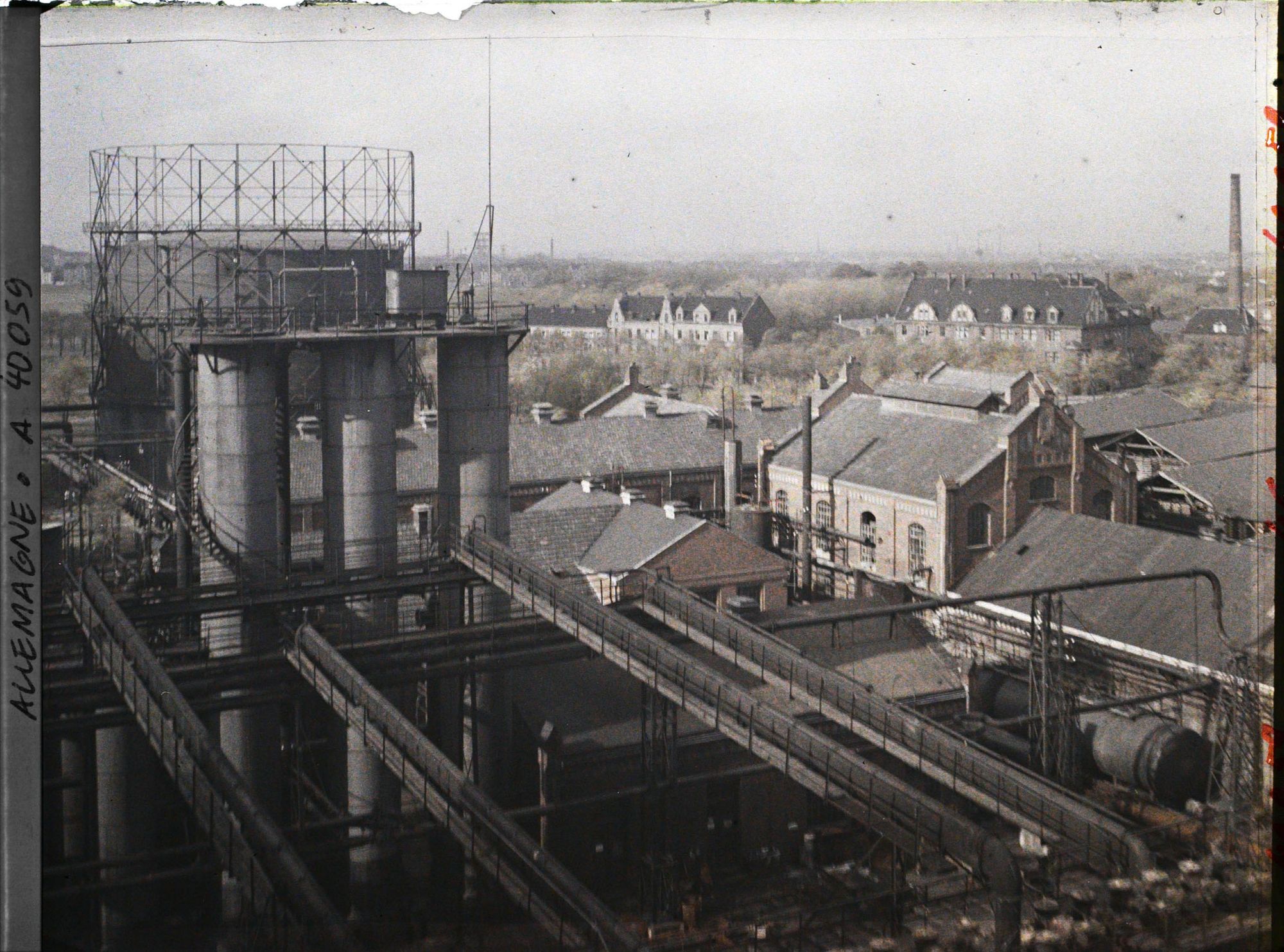 Image représentant Prusse, Gelsenkirchen, Une vue sur les Gazogènes