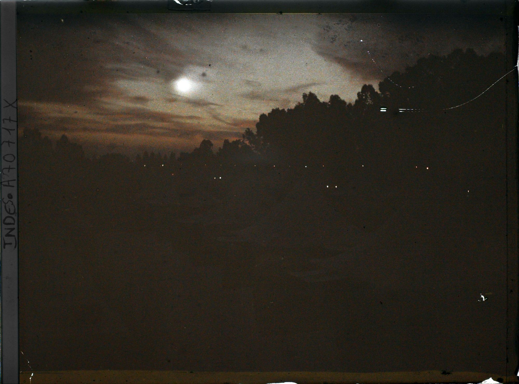 Image représentant Tentes du jubilé du maharajah de Kapurthala au soleil couchant