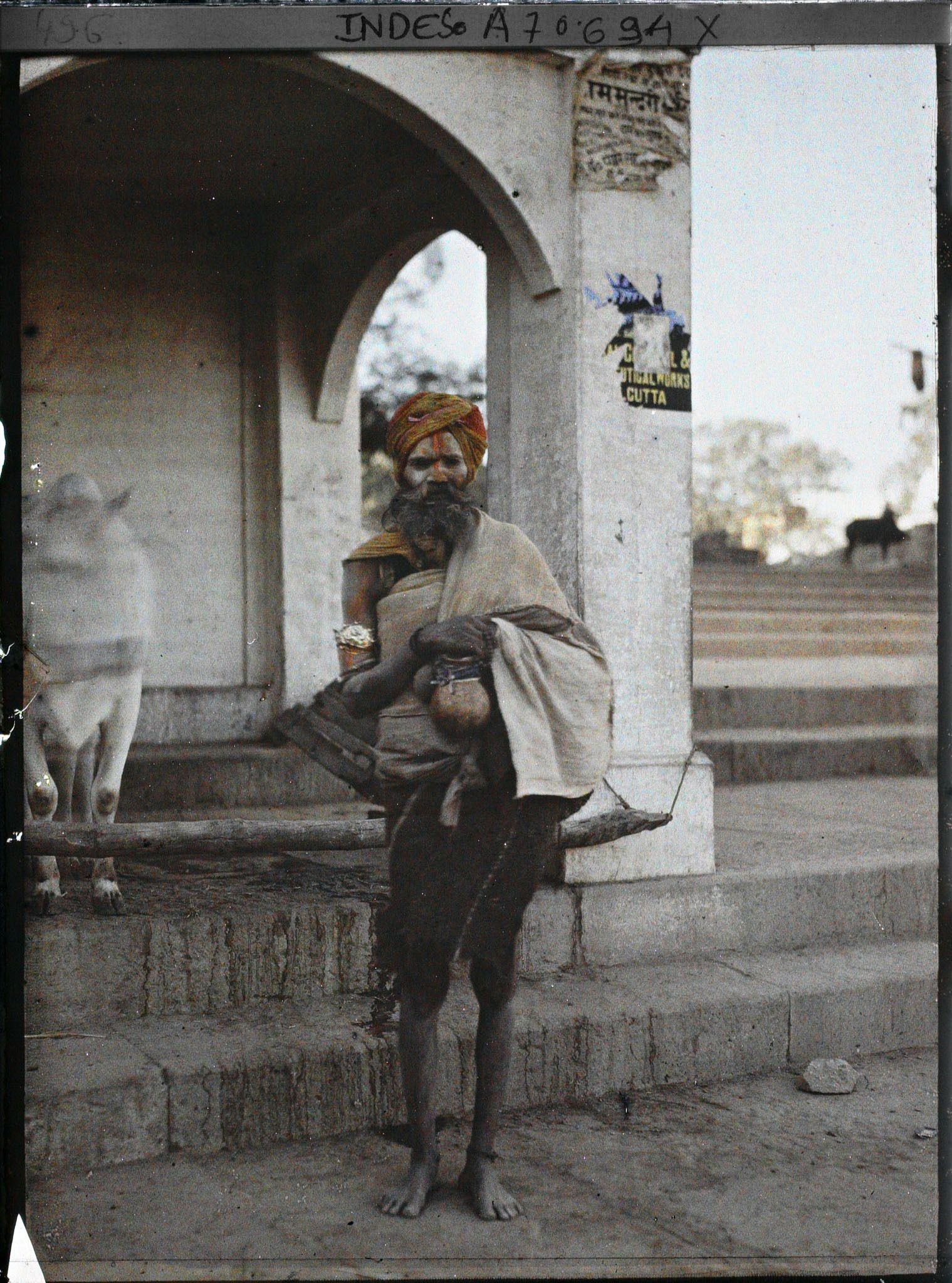 Image représentant Un sadhu voué à Vishnu