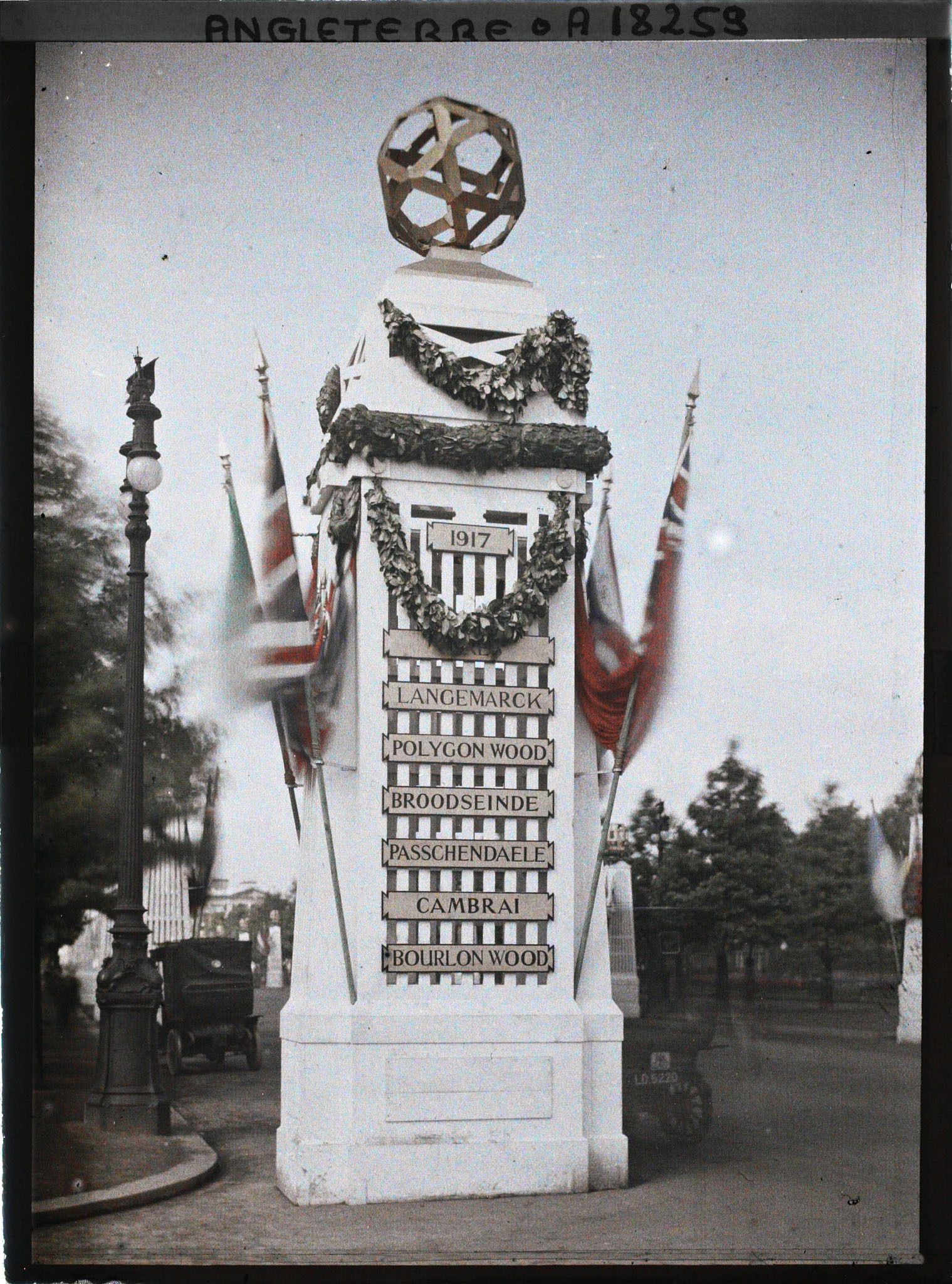 Image représentant Un des monuments dédiés aux victoires britanniques lors de la Première Guerre Mondiale