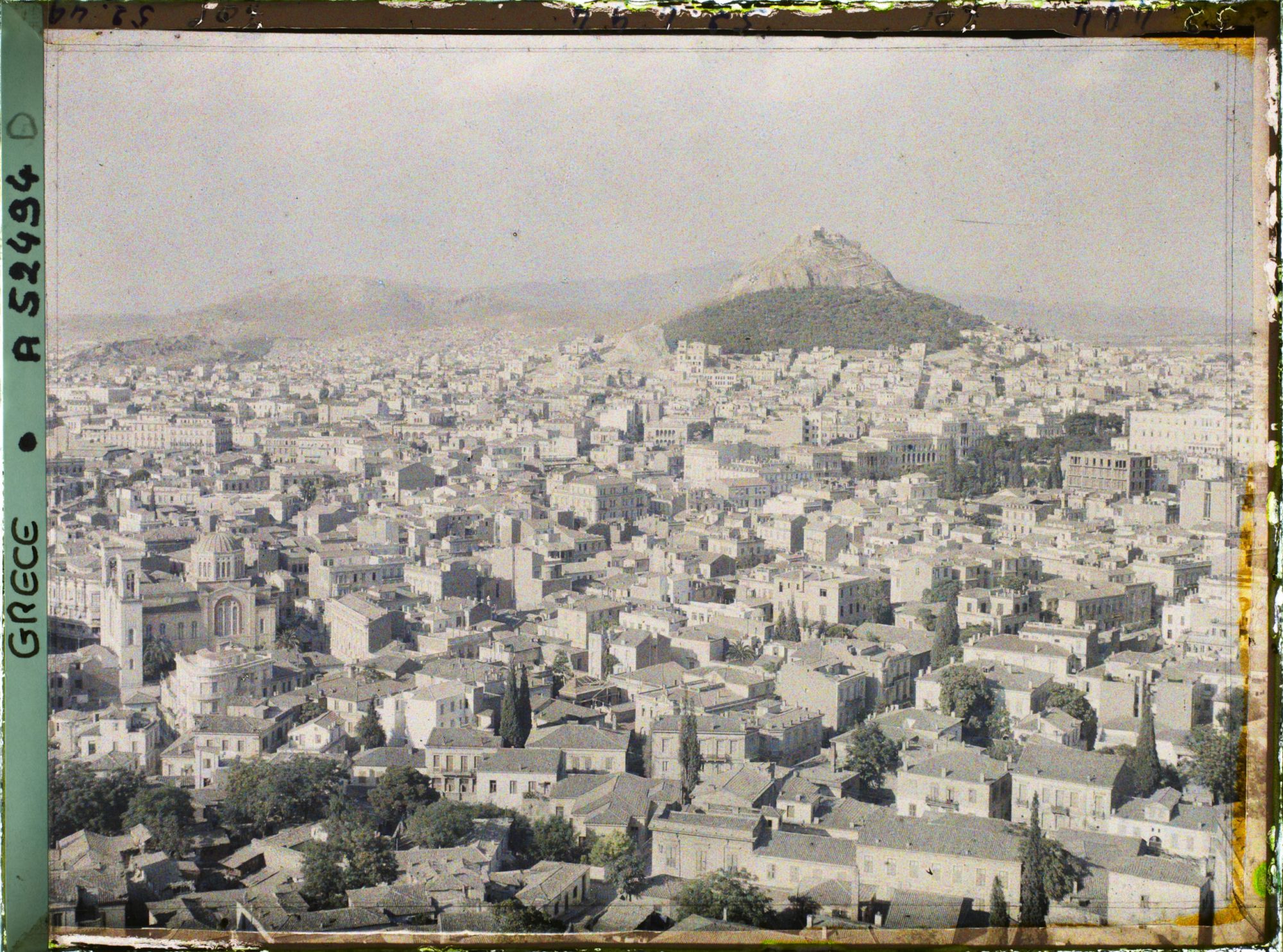 Image représentant Panorama vers le mont Lycabette depuis l'Acropole