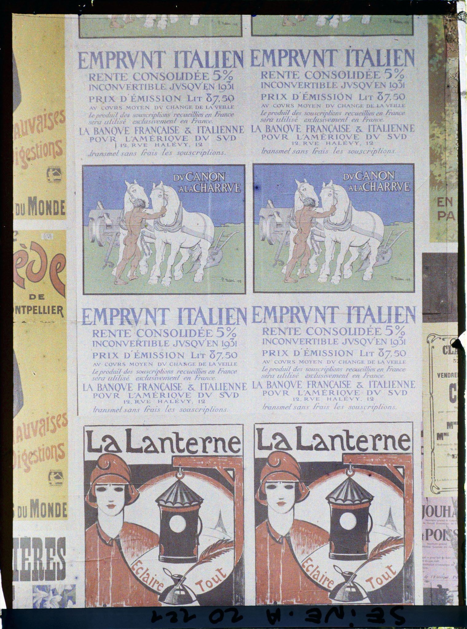 Image représentant Affiches de l'emprunt italien