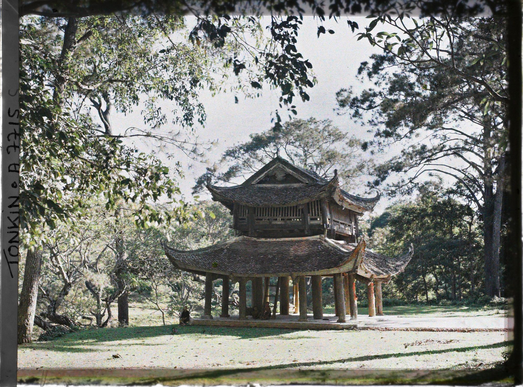 Image représentant Pagodon sur une hauteur de Long-chau aux environs du site bouddhique de Ninh-so'n
