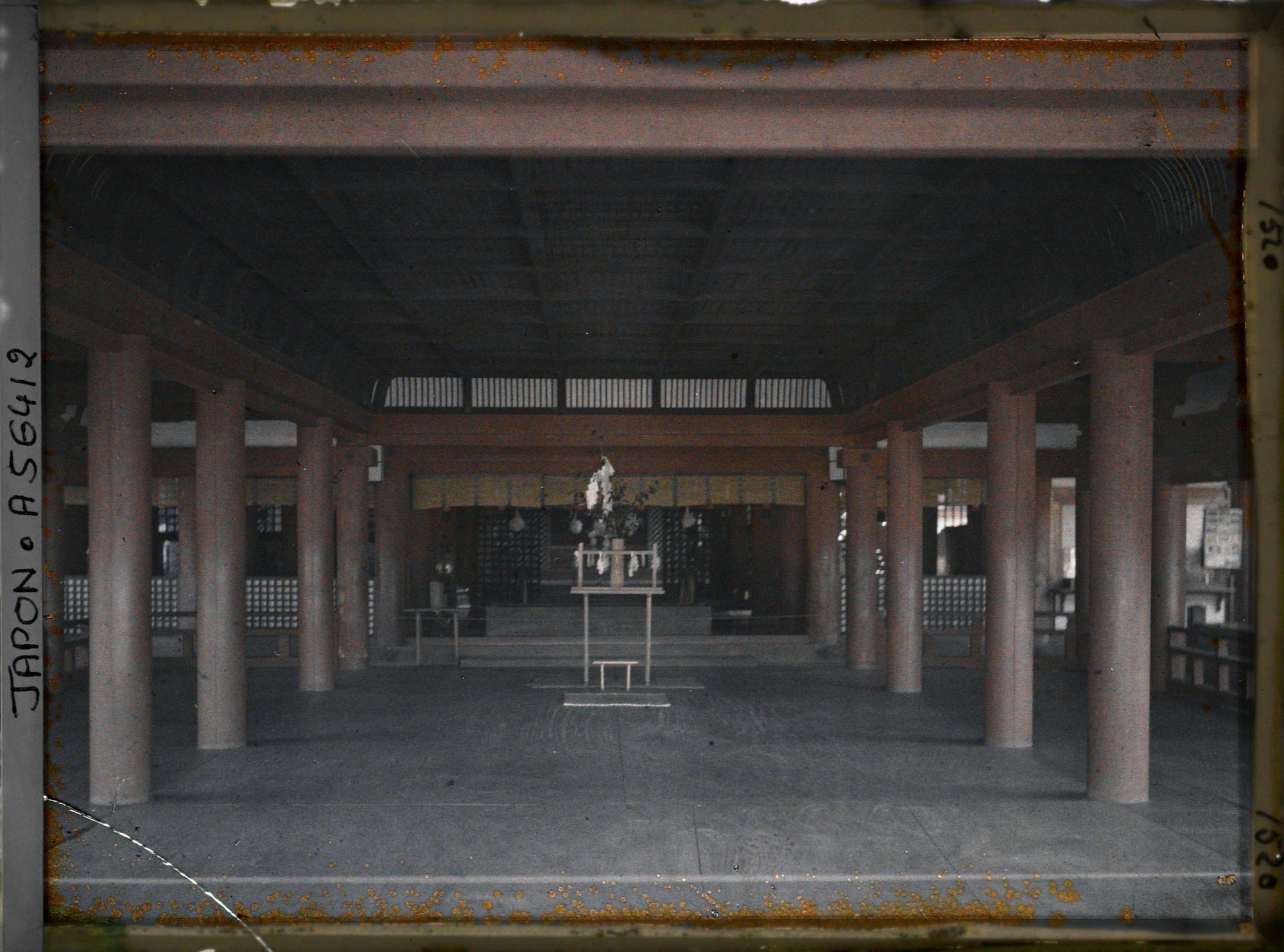 Image représentant Le sanctuaire Itsukushima, vue intérieure