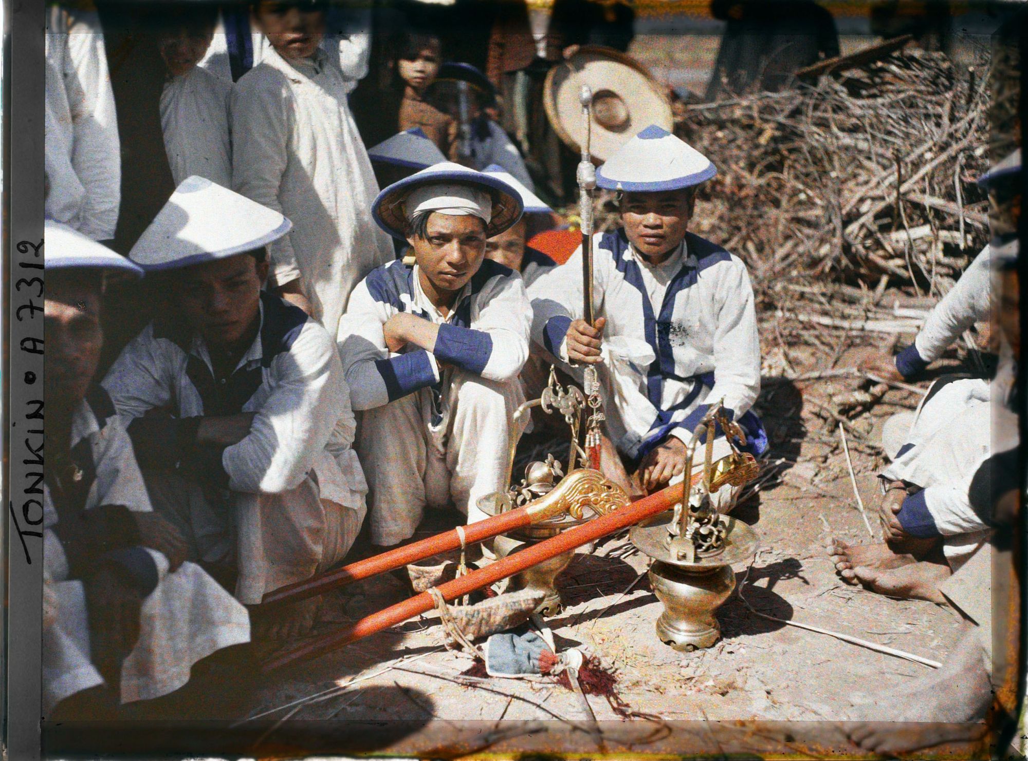 Image représentant Le cortège funèbre d'un grand mandarin