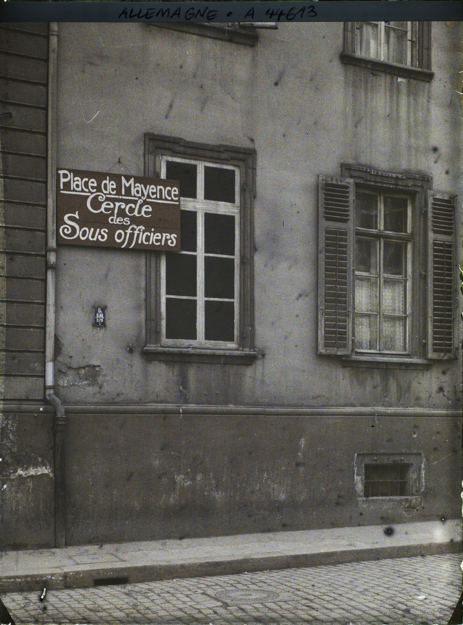 Image représentant Allemagne, Mayence, Le Stolzenfels, Cercle des Sous Officiers