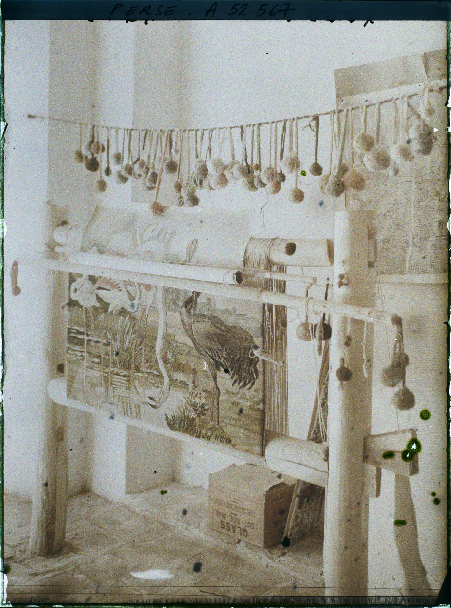 Image représentant Tissage de tapis persan