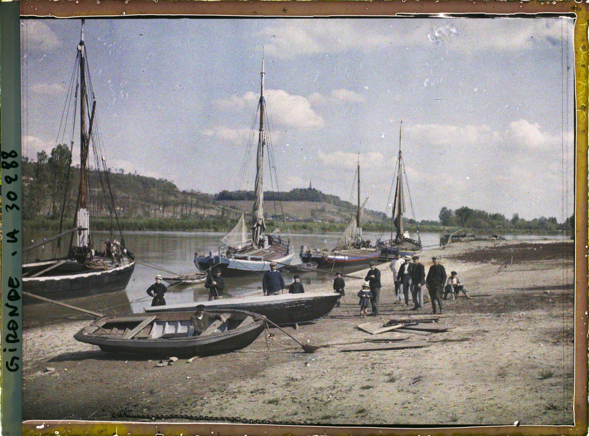 Image représentant France, Barsac, Petit Port de Barsac sur la Garonne