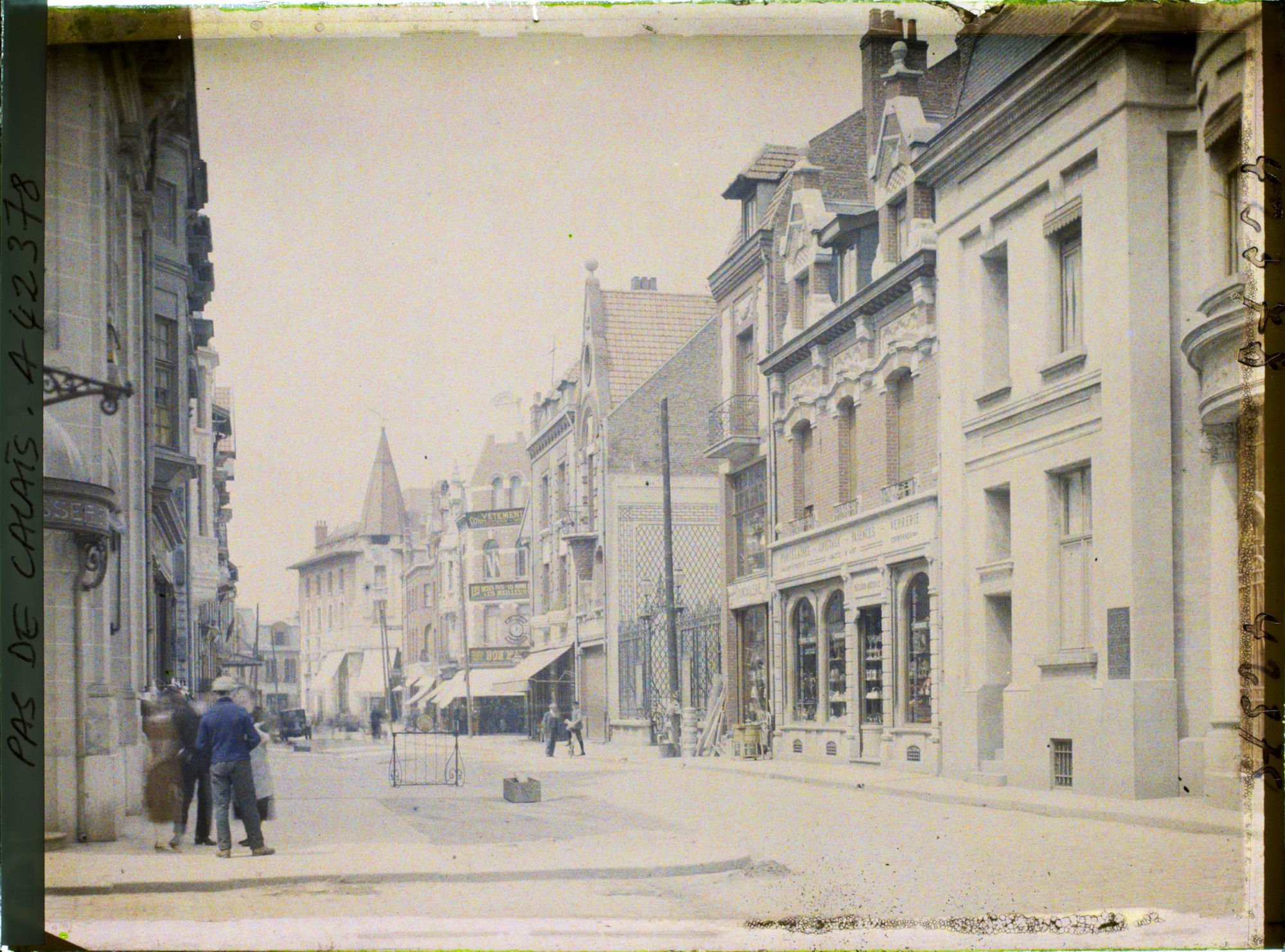 Image représentant France, Béthune, La rue d'Arras