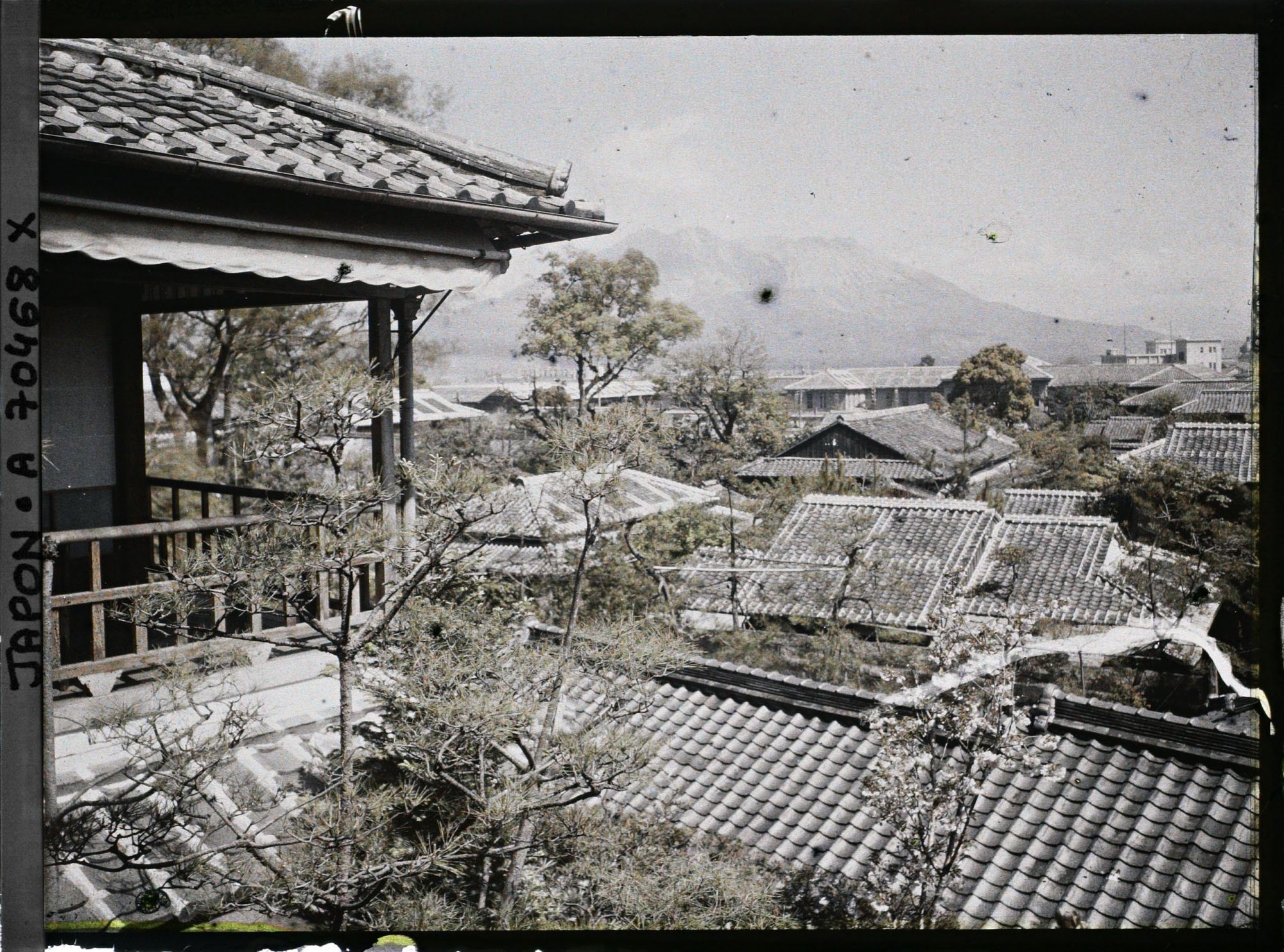 Image représentant Vue de la ville et du Sakurajima depuis une auberge