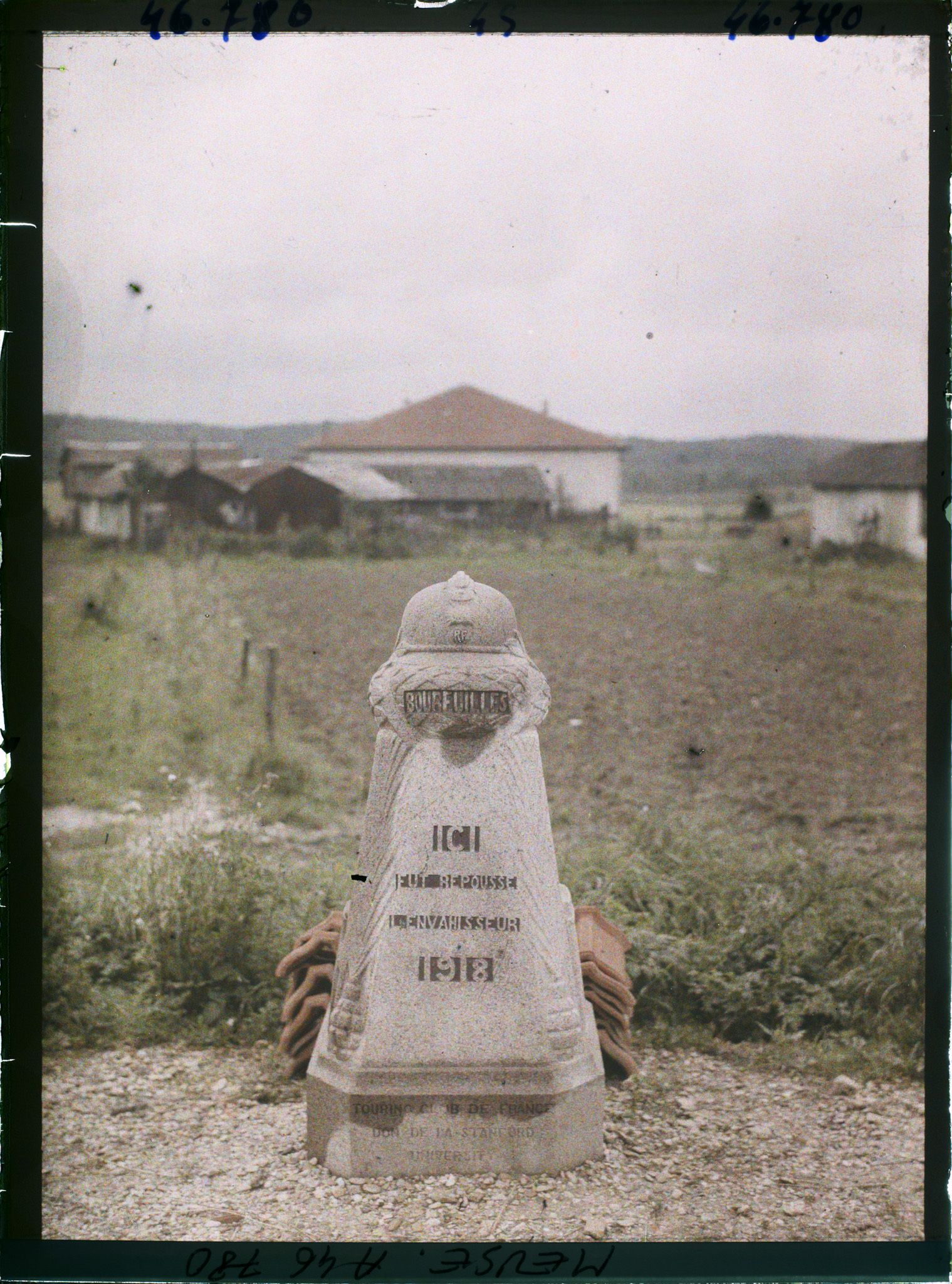 Image représentant France, Boureuilles Meuse (140h), Borne Commémorative