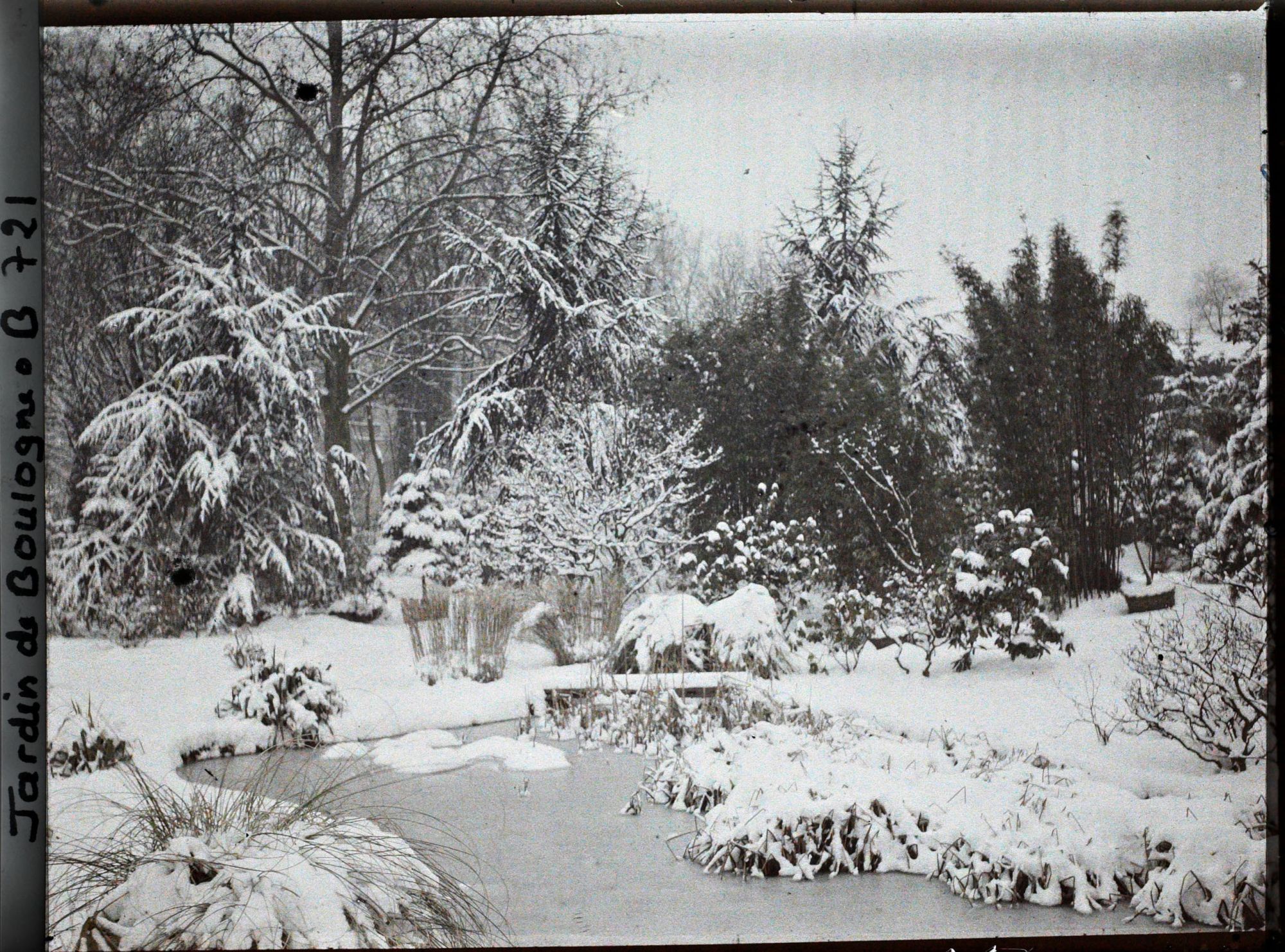 Image représentant Le Marais sous la neige