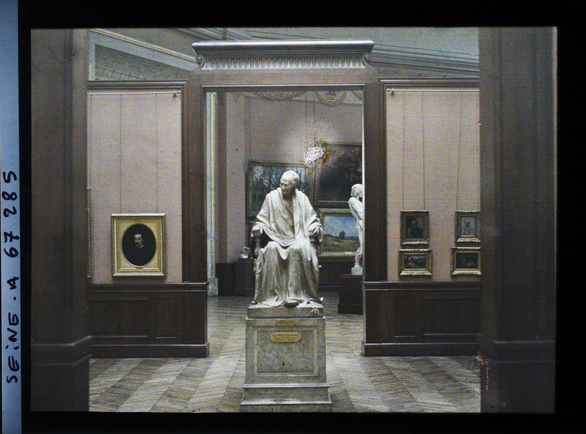 Image représentant Statue de Voltaire assis par Houdon (au Petit Palais ?)