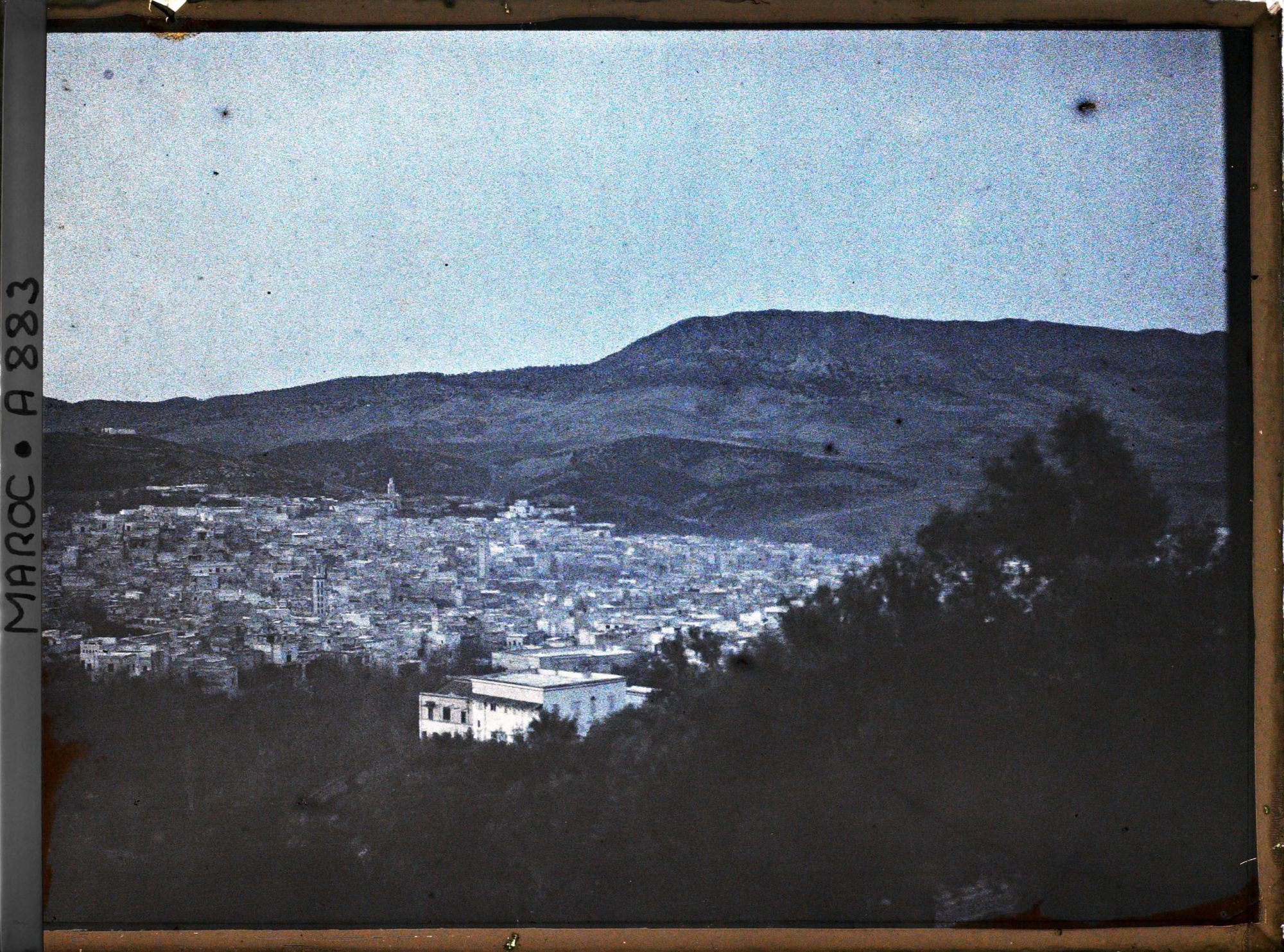 Image représentant Panorama de Fès el Bali pris du Bordj sud vers le nord