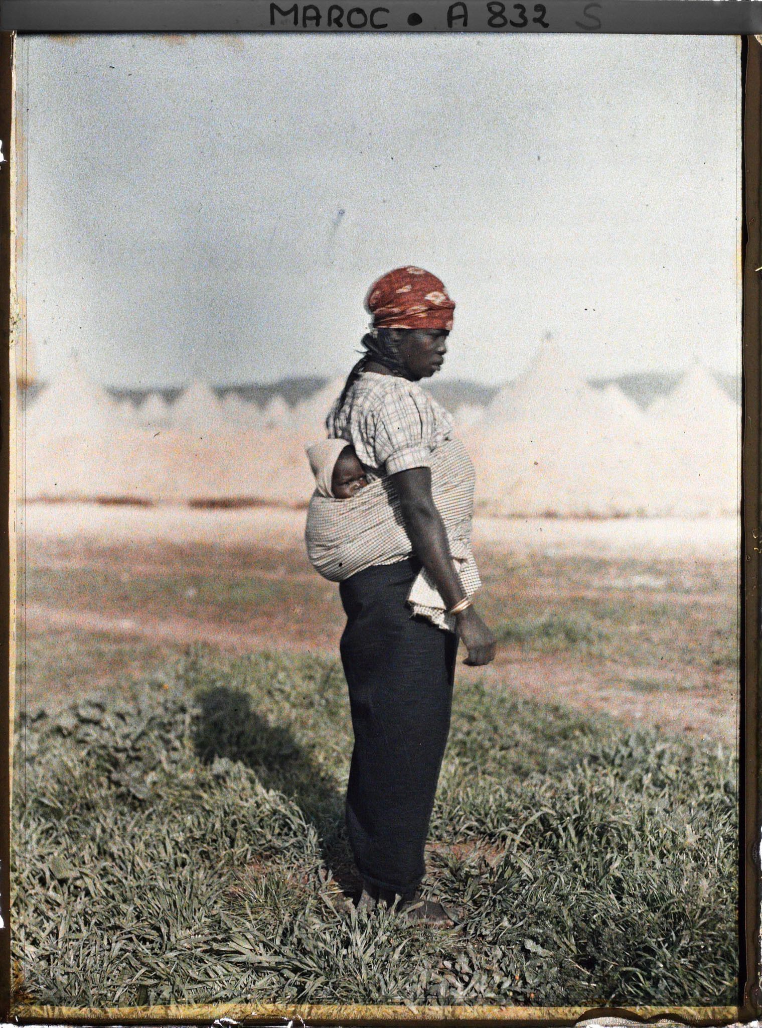 Image représentant Portrait d'une épouse de tirailleur sénégalais