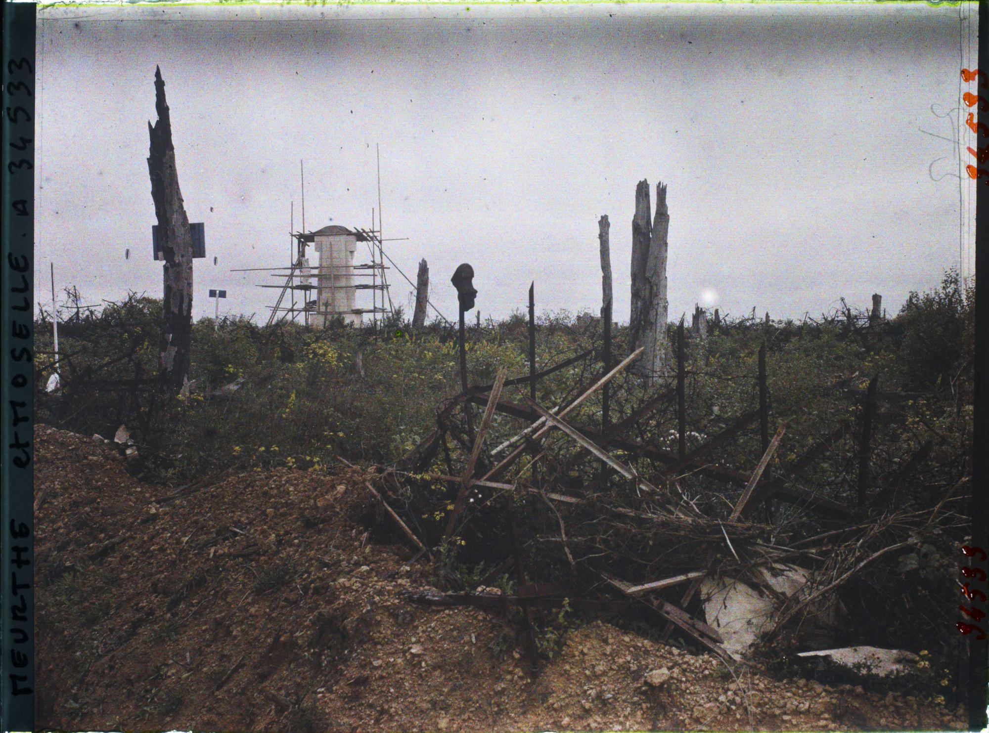 Image représentant France, Bois le Prêtre, Première ligne Française
