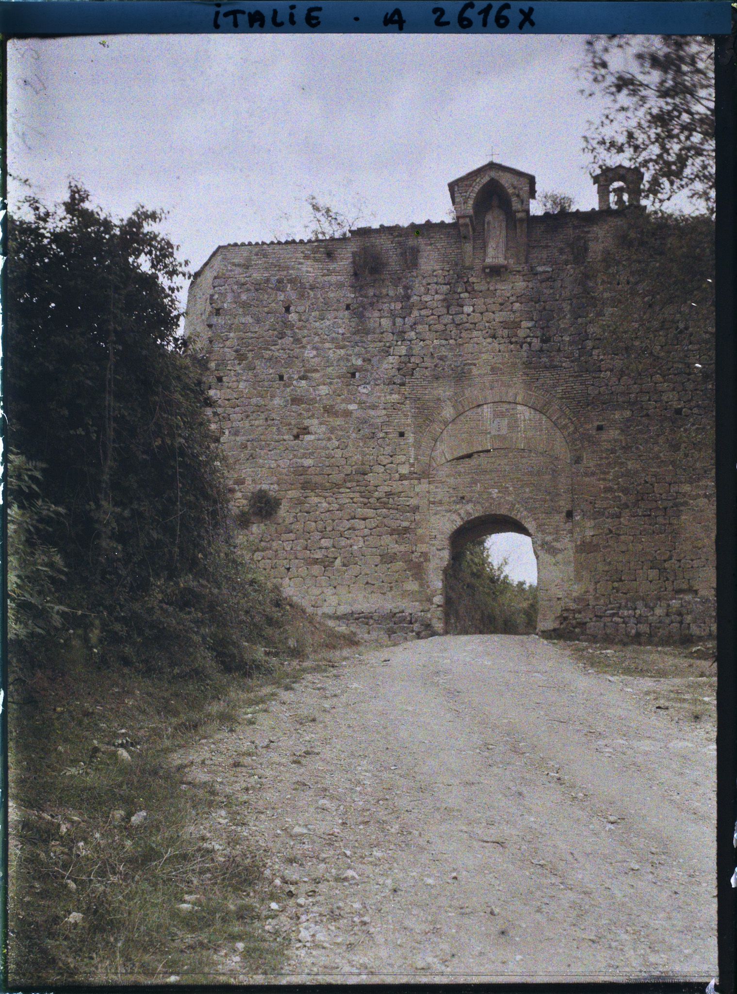 Image représentant Vue extérieure de la Porta delle Fonti