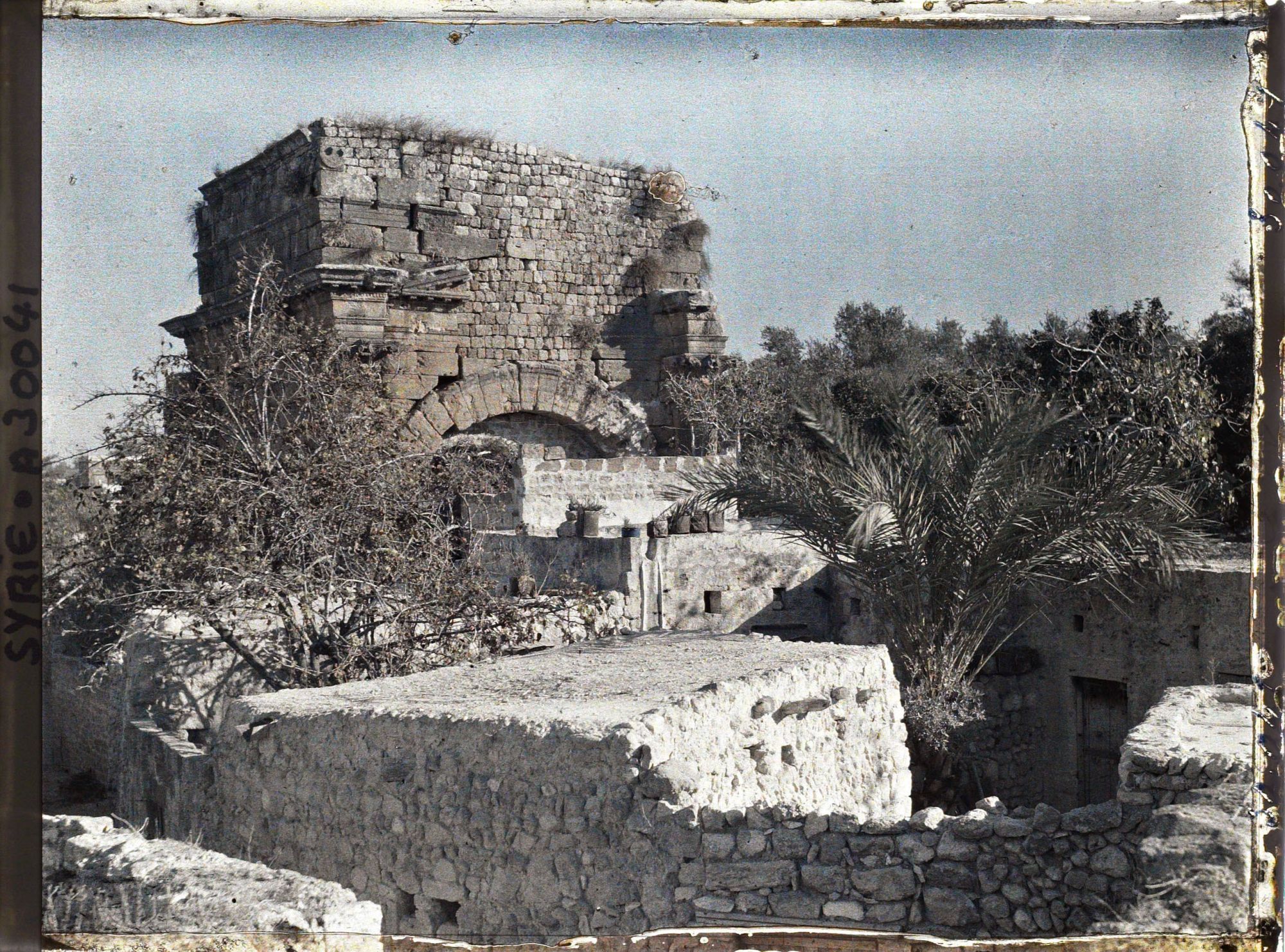 Image représentant Vestiges du tétrapyle (porte à quatre passages) de Septime Sévère