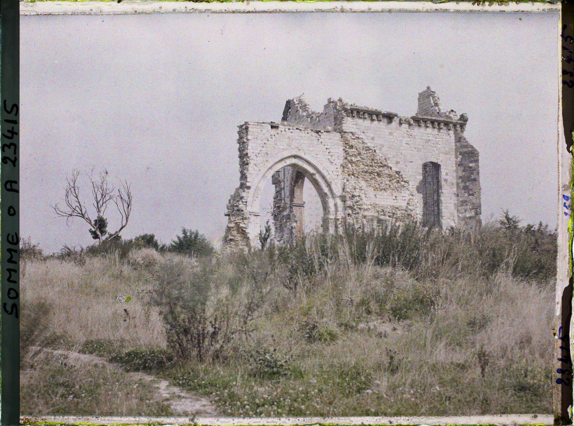 Image représentant France, Curlu, Ruines de l'Eglise