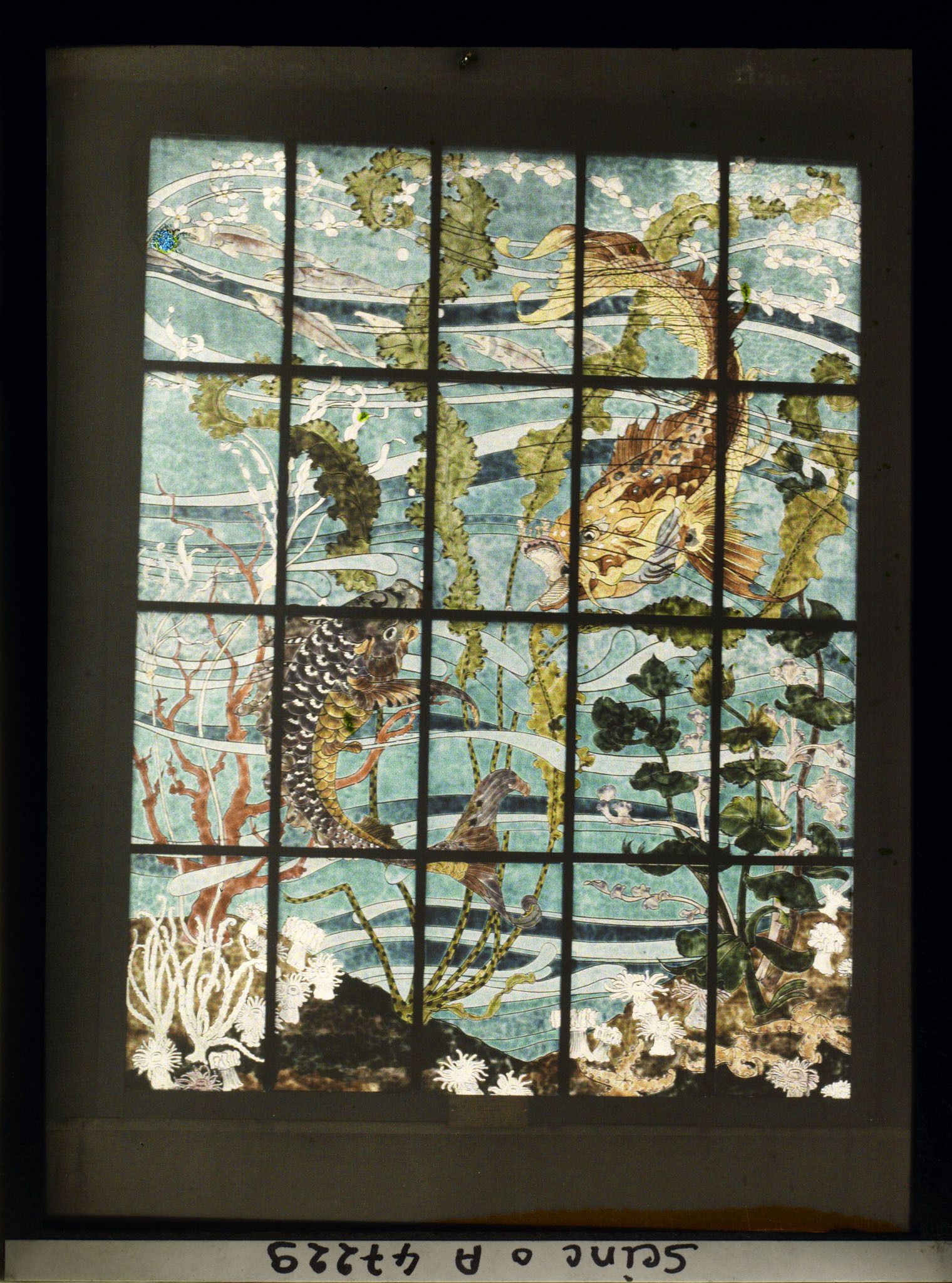 Image représentant L'Exposition des arts décoratifs, Pavillon du Vitrail, La Mer, Léon-Paul Fargue et G. Bastard collaborateur