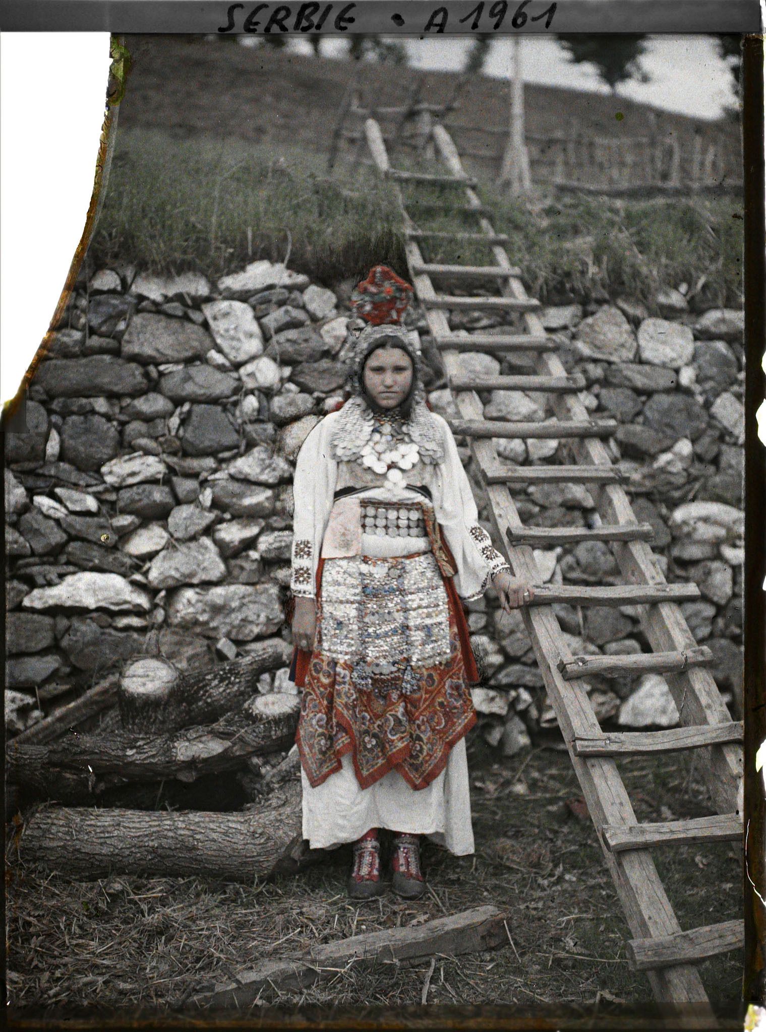 Image représentant Jeune mariée villageoise serbe