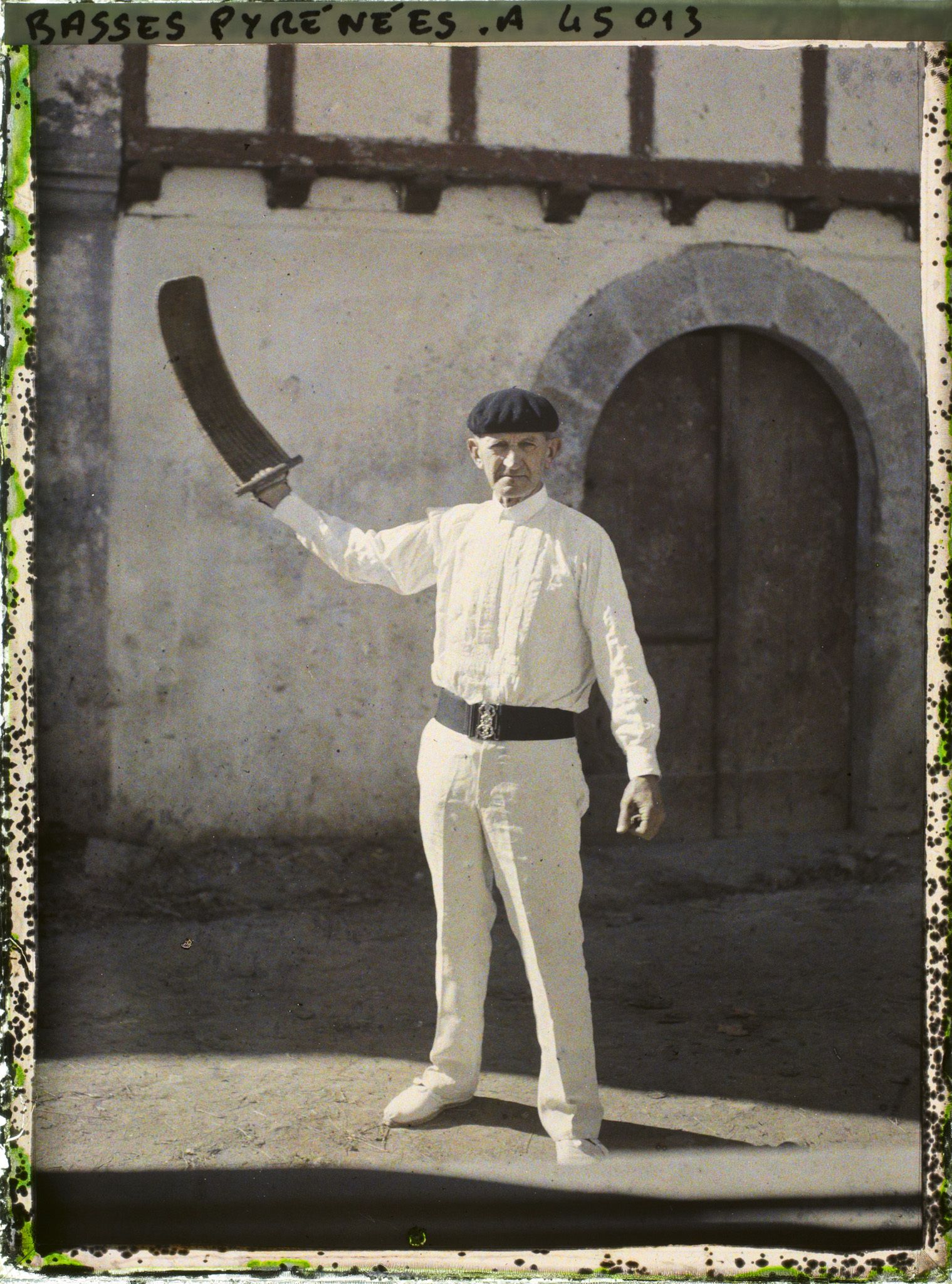 Image représentant Le joueur de pelote basque, Jean-Baptiste Duhalde dit Xilar (prononcer Chilar)