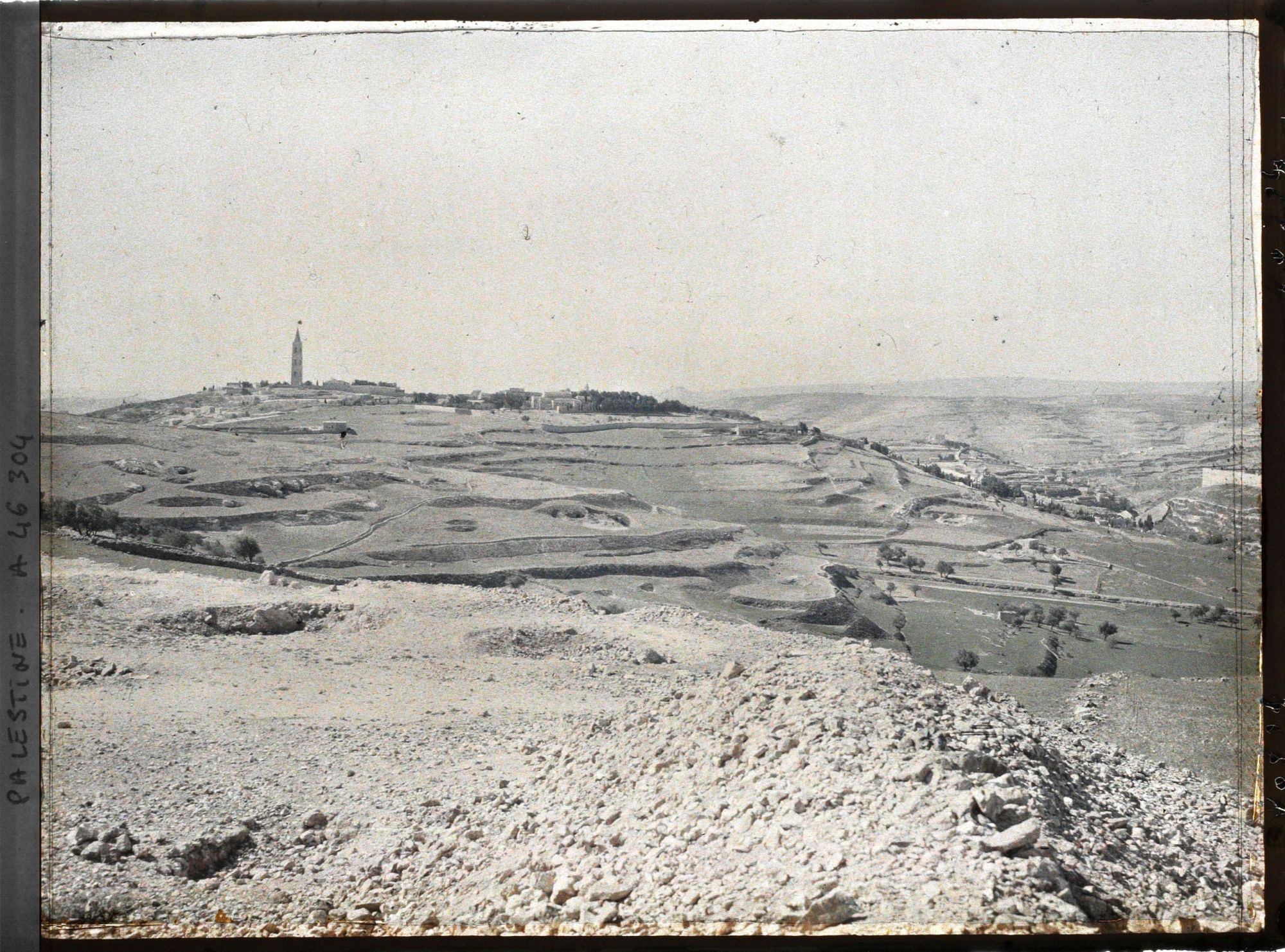 Image représentant Panorama du Mont des Oliviers depuis le Mont Scopus