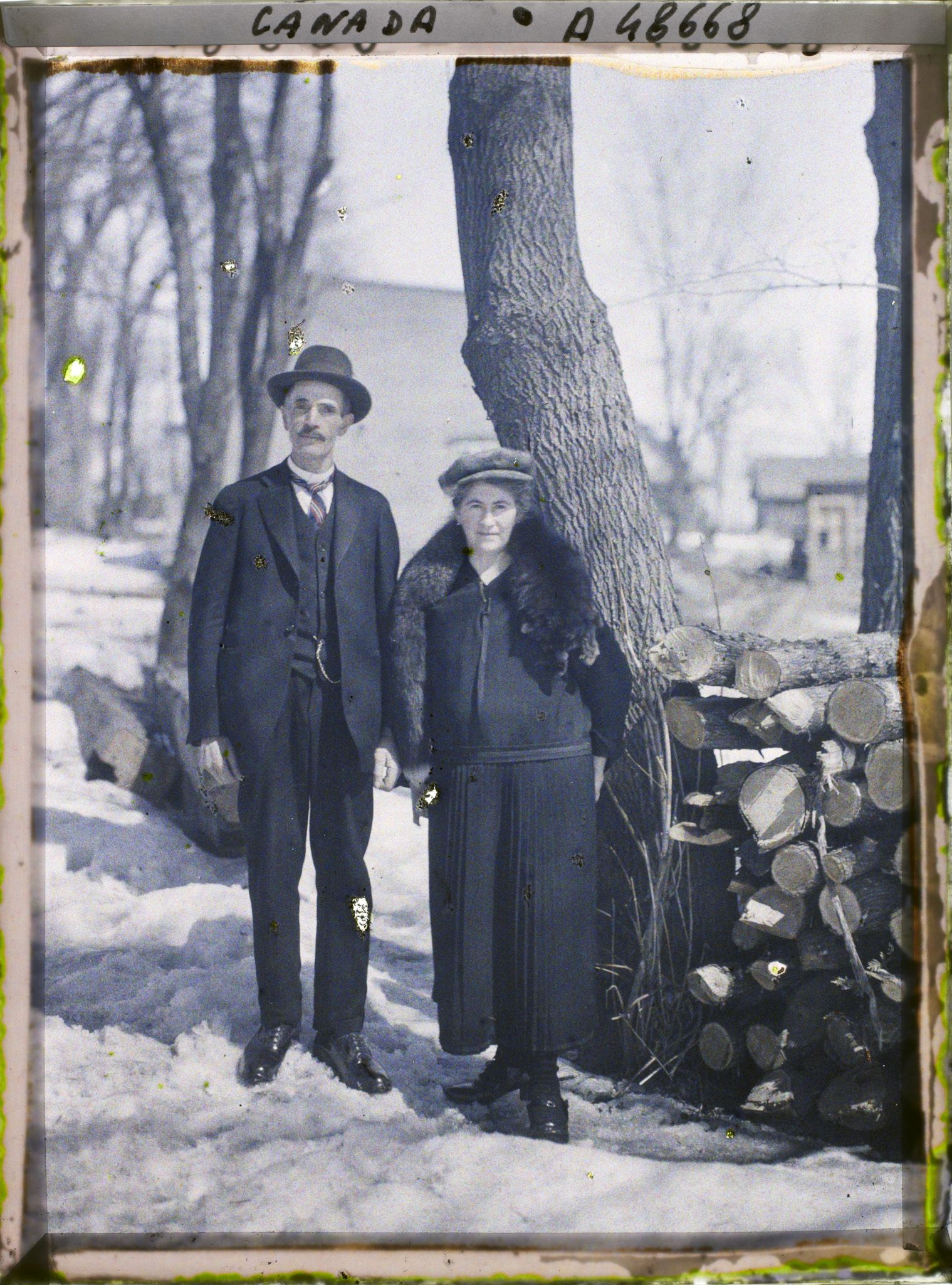 Image représentant Canada, Laval Des Rapides, Mr et Mme Drolet, vieux Canadiens