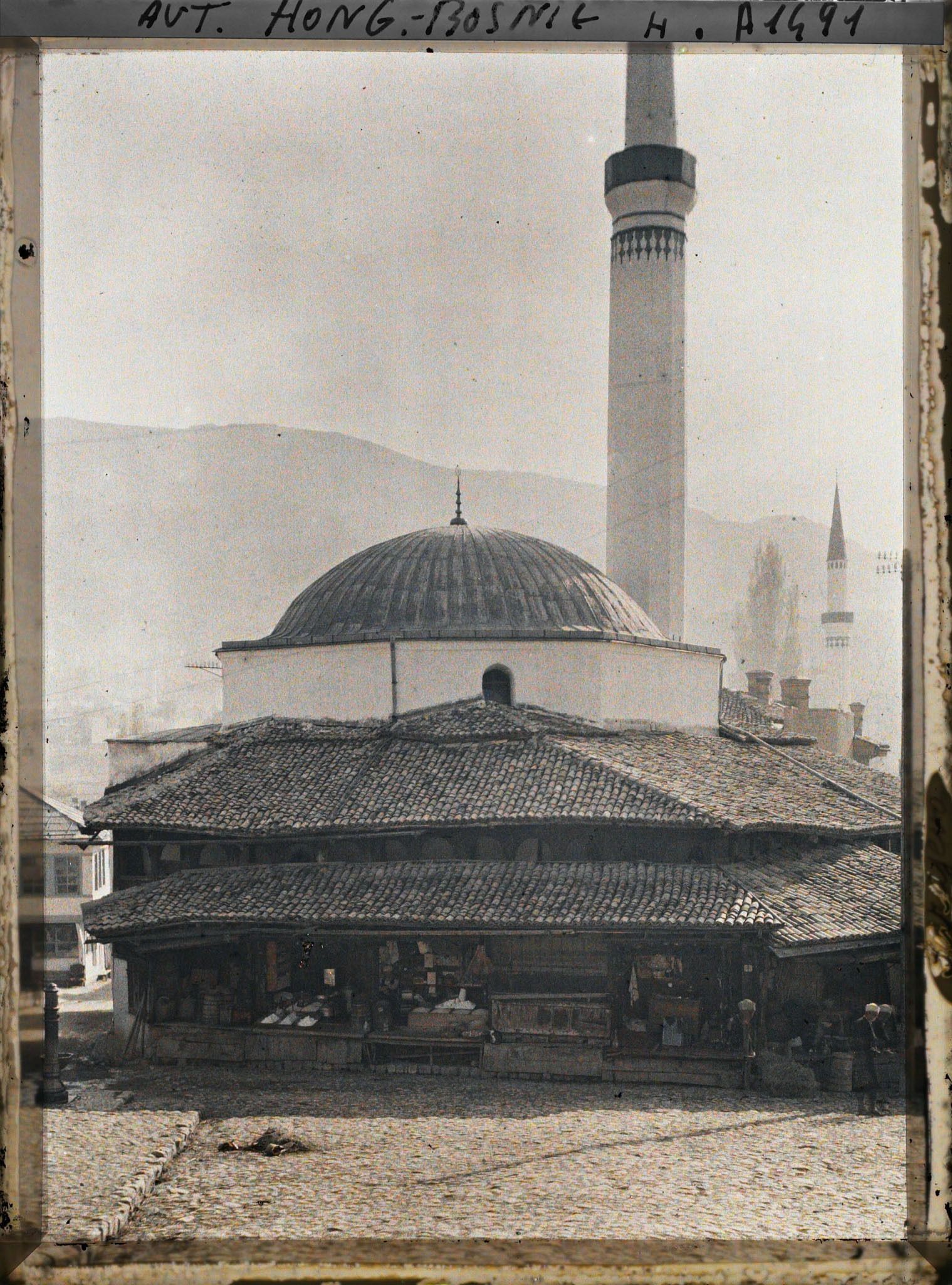 Image représentant Au marché à contre-jour le matin