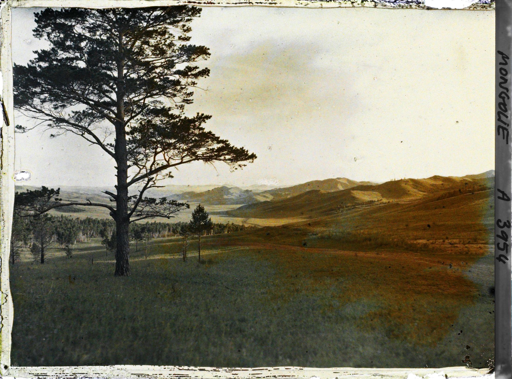 Image représentant Vue d'une vallée et de chaînes de montagne