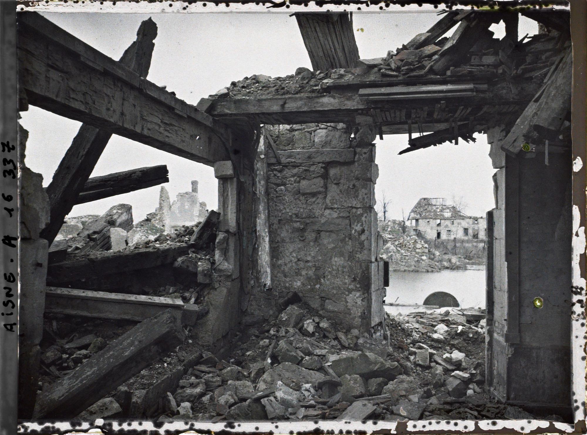 Image représentant France, Berry au Bac, Vue s/ l'Aisne