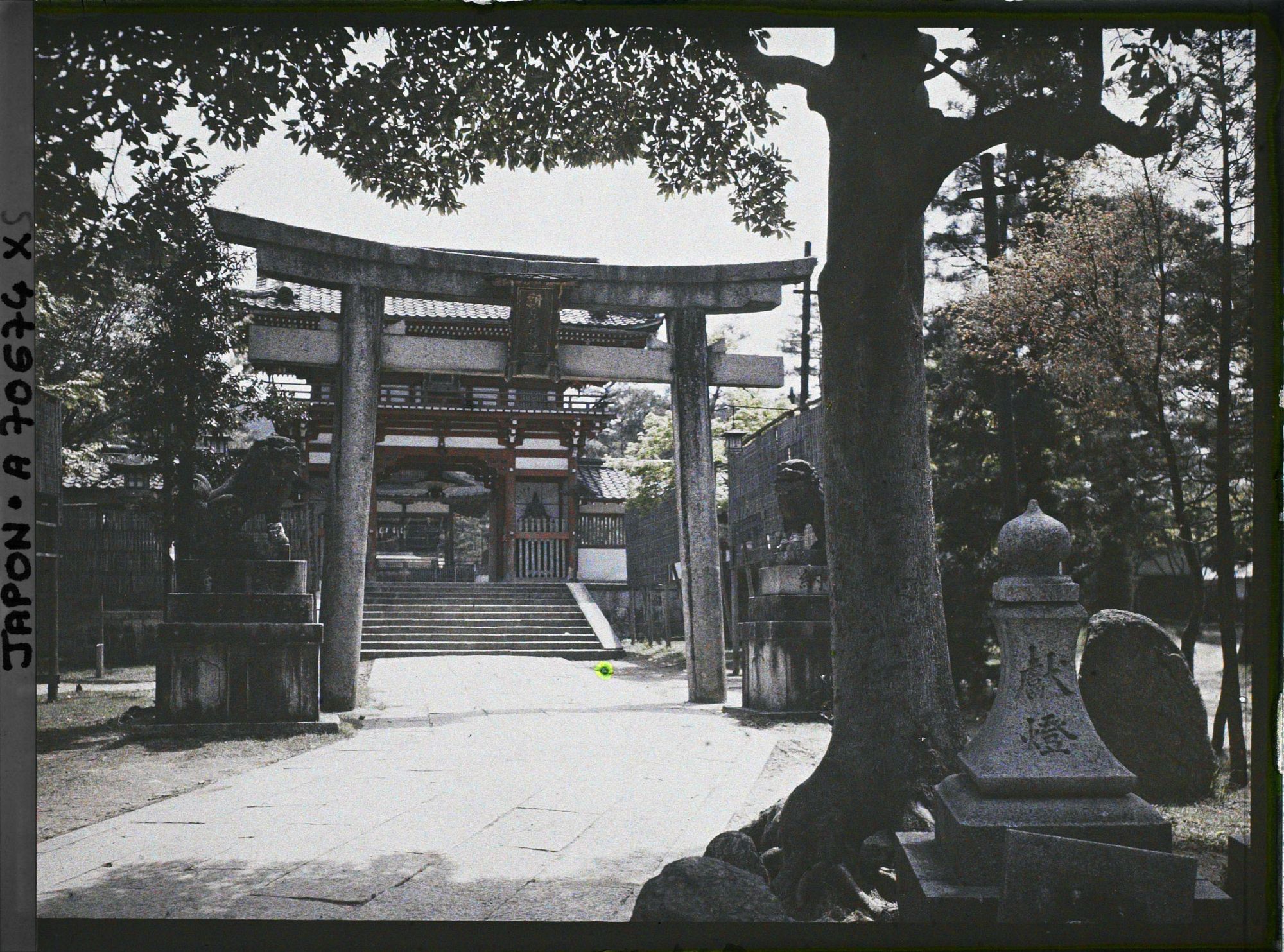 Image représentant Sanctuaire Fushimi Inari : torii et porte monumentale