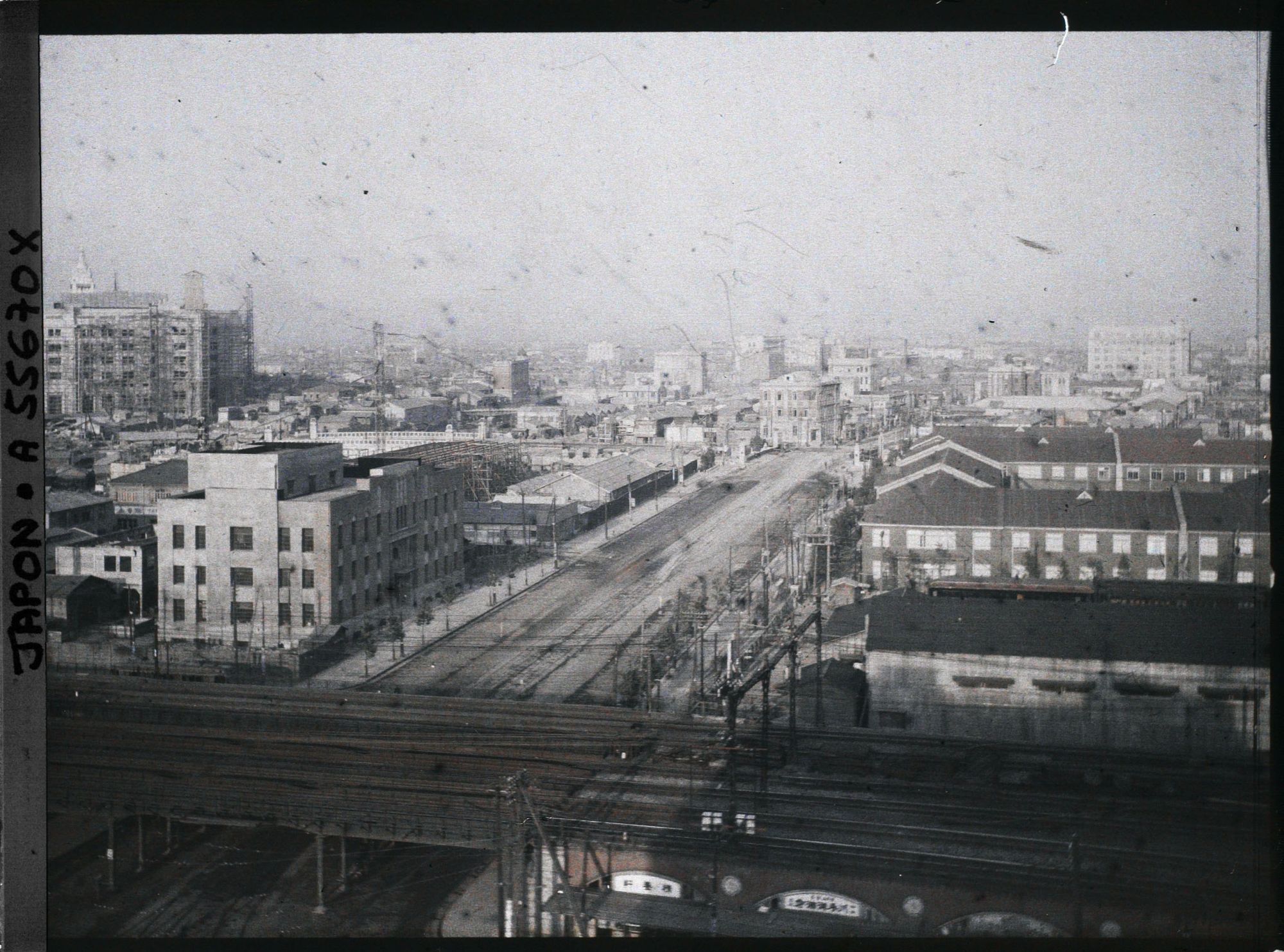 Image représentant Panorama de la ville côté est, quartier de Nihonbashi
