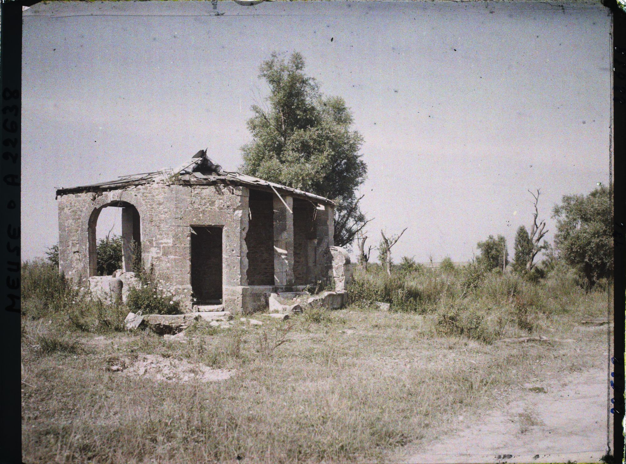 Image représentant France, Marre, Ruines du lavoir municipal