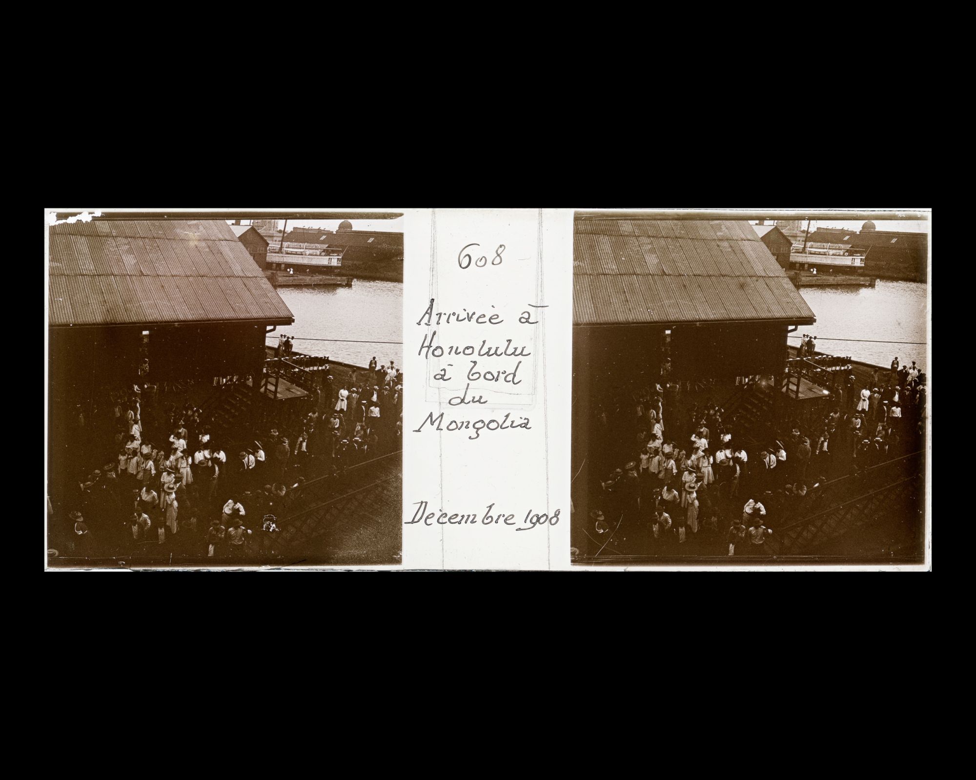 Image représentant Arrivée à Honolulu à bord du Mongolia