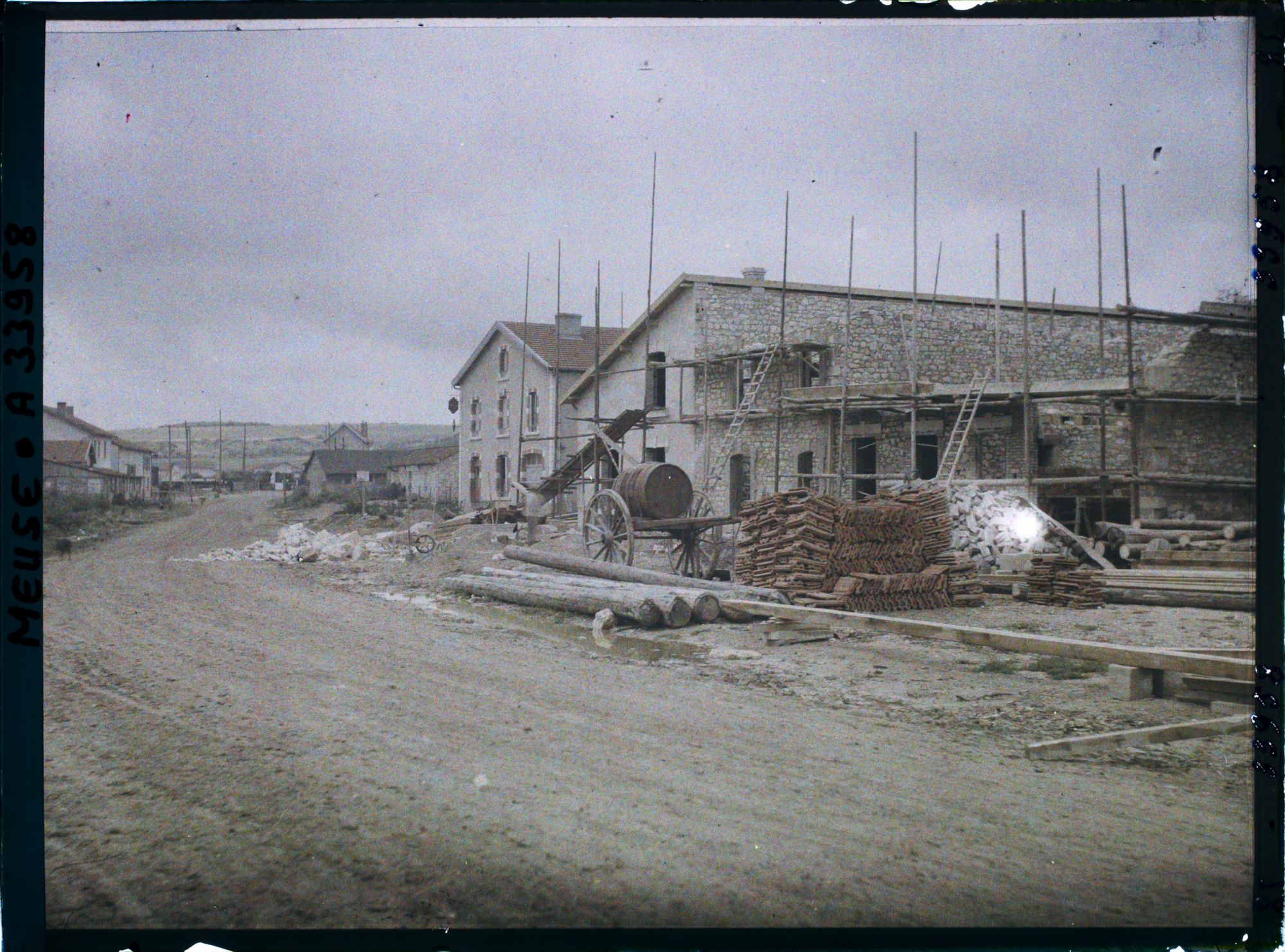 Image représentant France, Charny, La Grande Rue vue vers la Gare (Reconstructions)